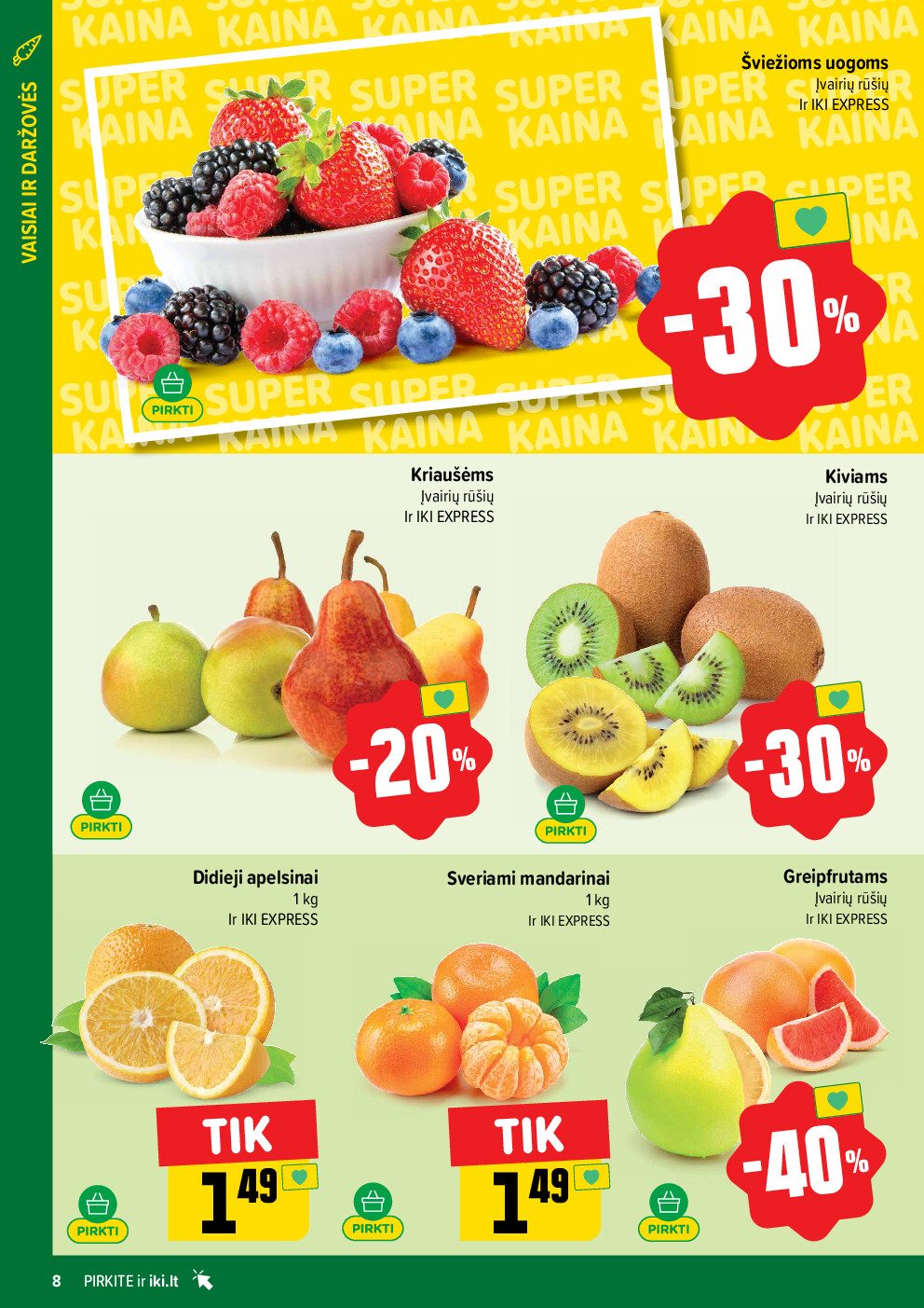 iki - IKI Kaininis leidinys Nr. 04 (2026-01-19 - 2026-01-25) - page: 8