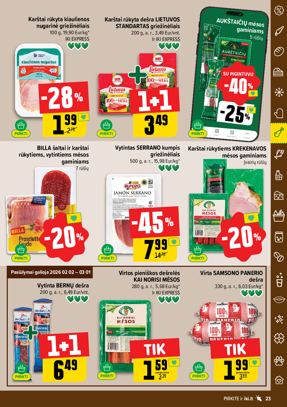 iki - IKI Kaininis leidinys Nr. 06 (2026-02-02 - 2026-02-08) - page: 23