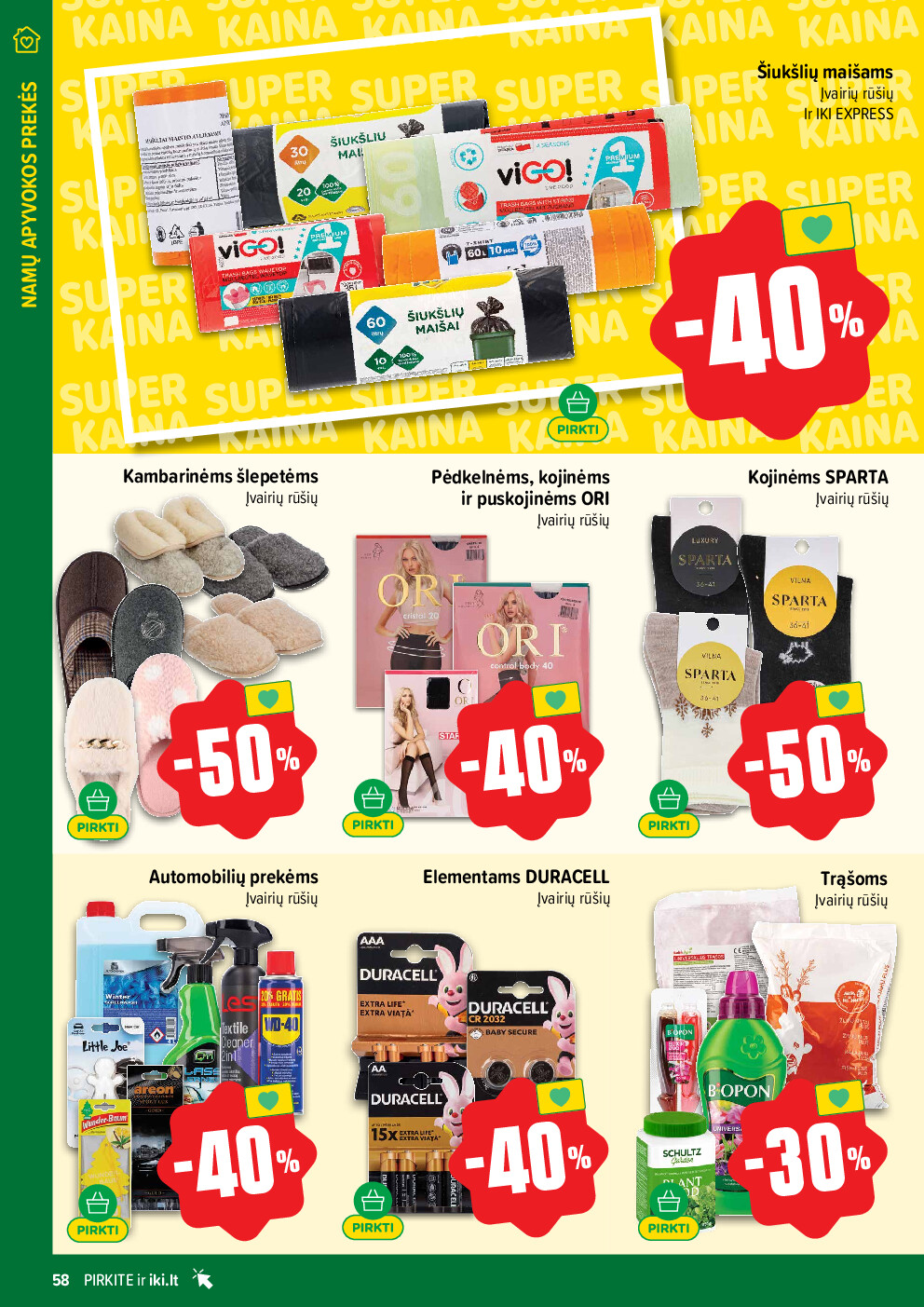 iki - IKI Kaininis leidinys Nr. 06 (2026-02-02 - 2026-02-08) - page: 58