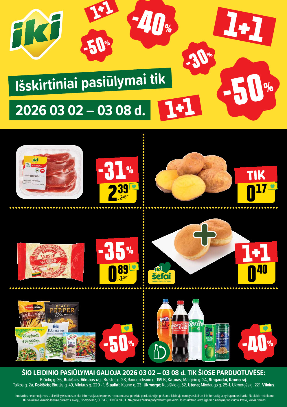 iki - Specialūs pasiūlymai IKI parduotuvės klientams (2026-03-02 - 2026-03-08)