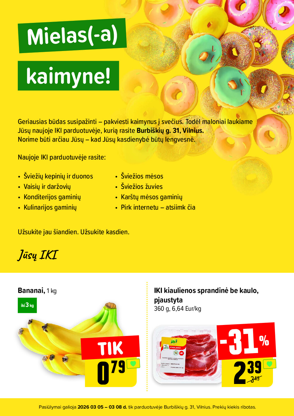 iki - Specialūs pasiūlymai IKI Burbiškių parduotuvės klientams (2026-03-05 - 2026-03-08) - page: 2