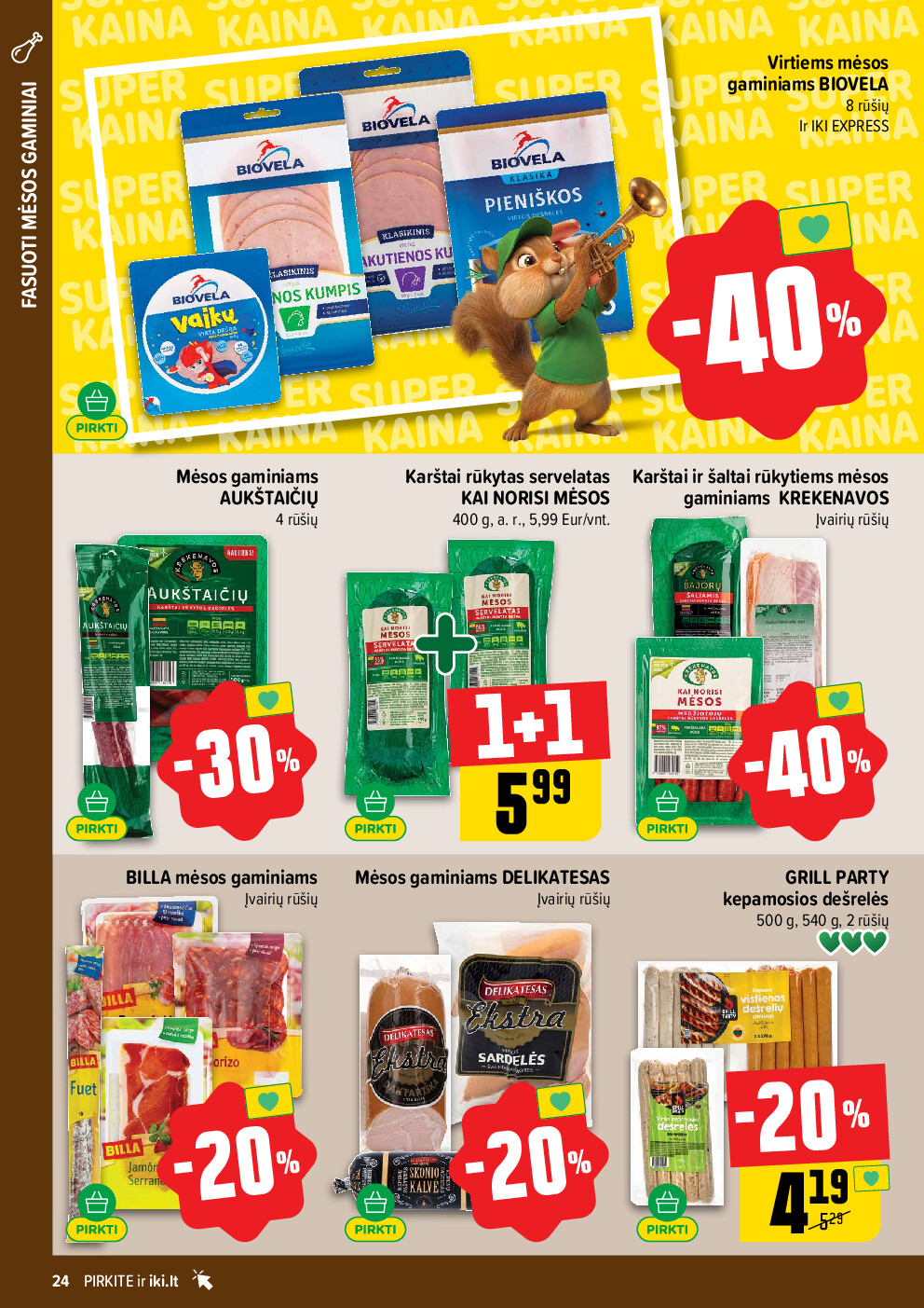 iki - IKI Kaininis leidinys Nr. 11 (2026-03-09 - 2026-03-15) - page: 24