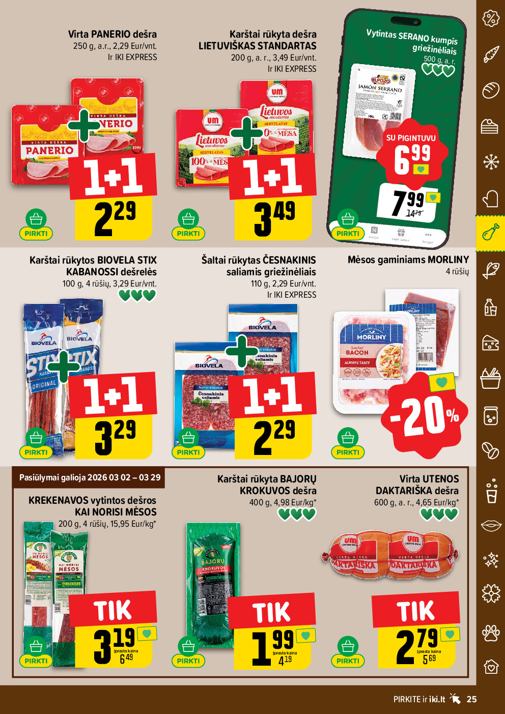 iki - IKI Kaininis leidinys Nr. 11 (2026-03-09 - 2026-03-15) - page: 25