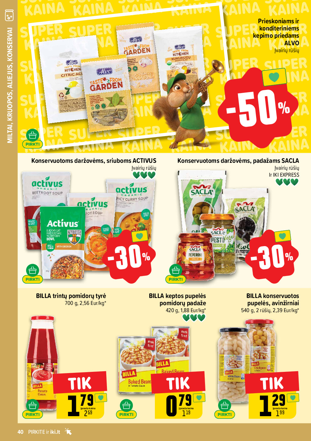 iki - IKI Kaininis leidinys Nr. 11 (2026-03-09 - 2026-03-15) - page: 40