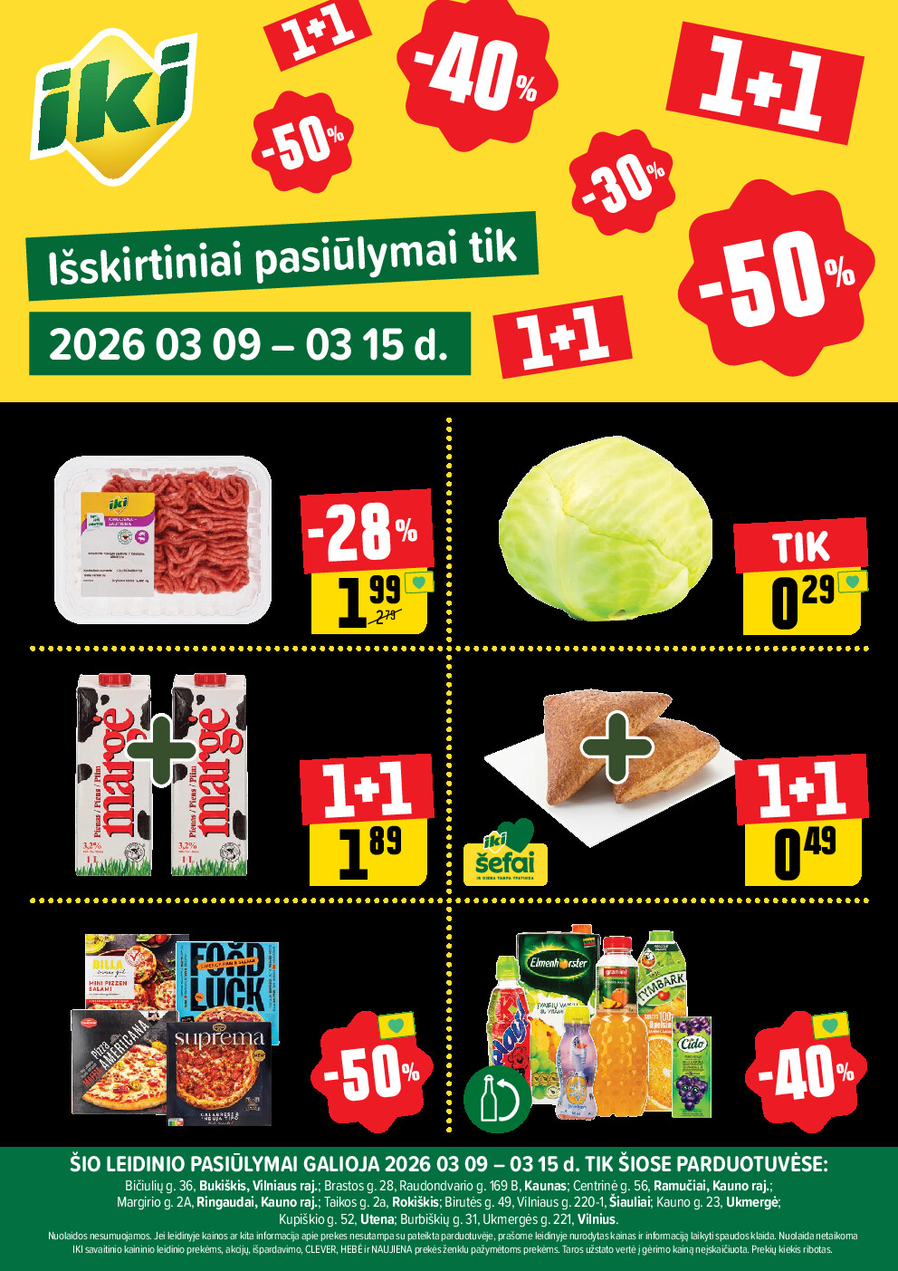 iki - Specialūs pasiūlymai IKI parduotuvės klientams (2026-03-09 - 2026-03-15)