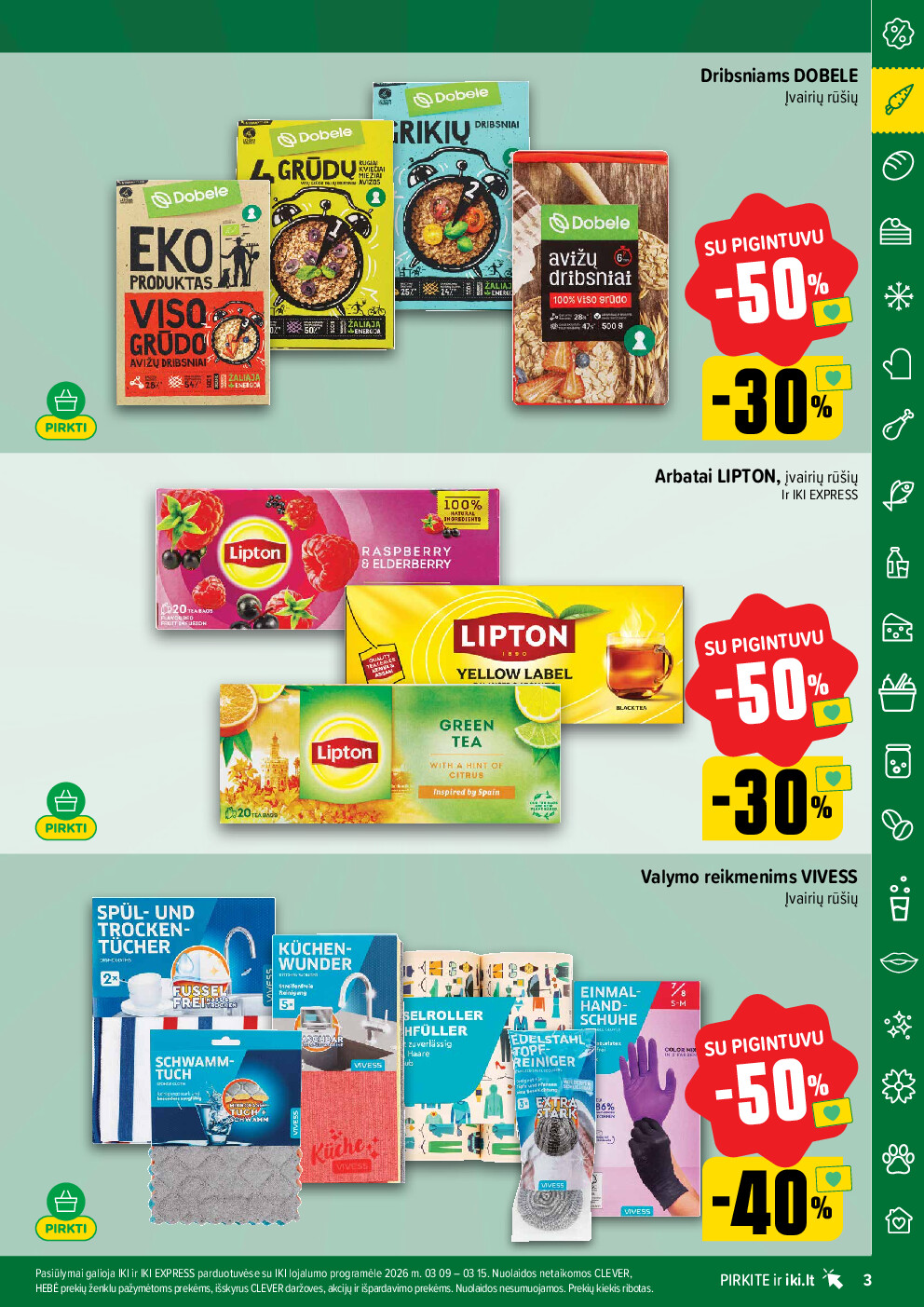 iki - PIGINTUVO pasiūlymai Nr. 11 (2026-03-09 - 2026-03-15) - page: 3