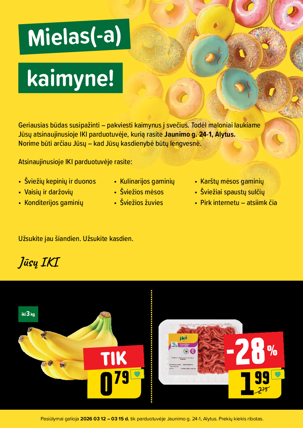 iki - Specialūs pasiūlymai IKI Vidzgiris parduotuvės klientams (2026-03-12 - 2026-03-15) - page: 2