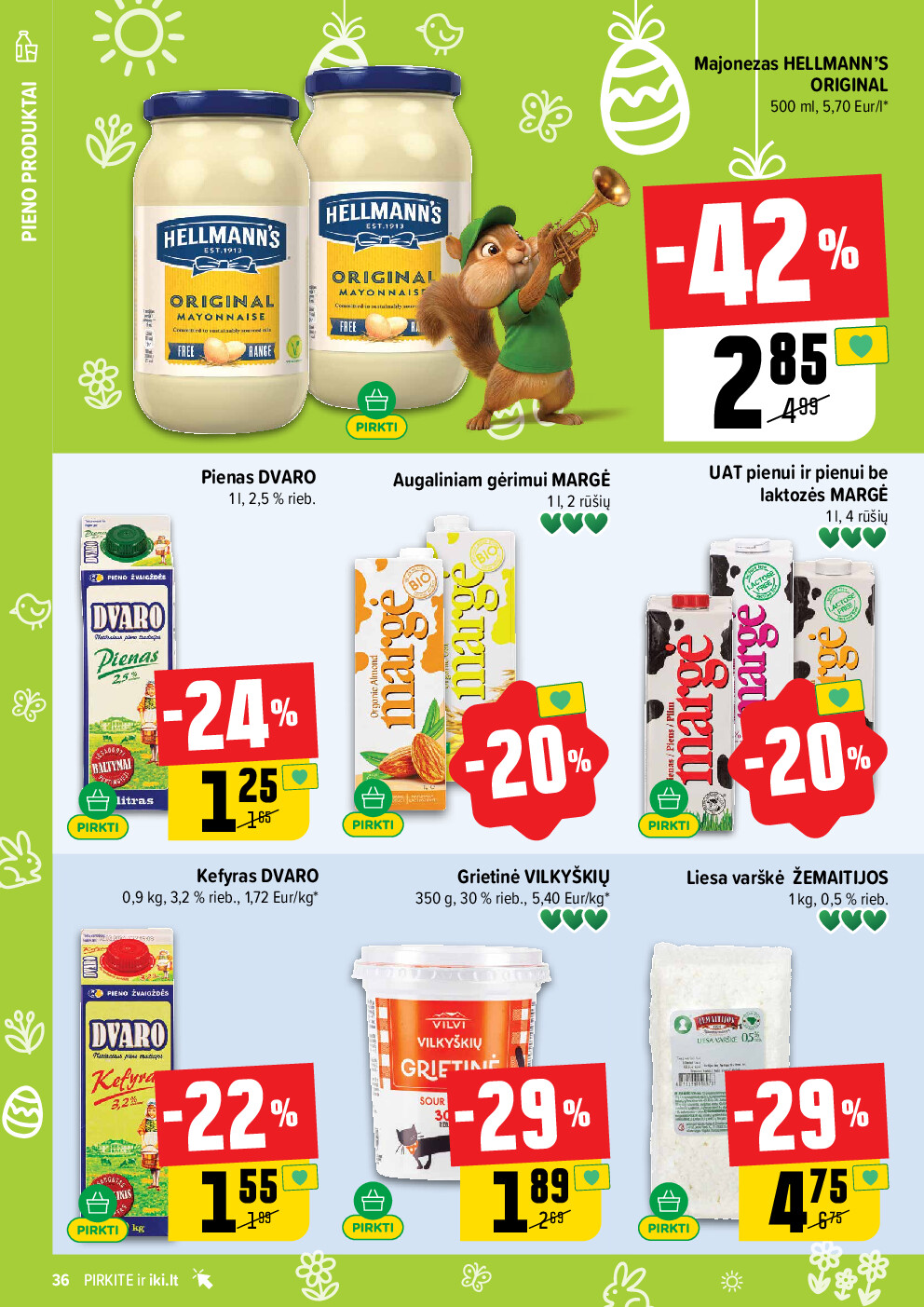 iki - IKI Kaininis leidinys Nr. 12 (2026-03-16 - 2026-03-22) - page: 36