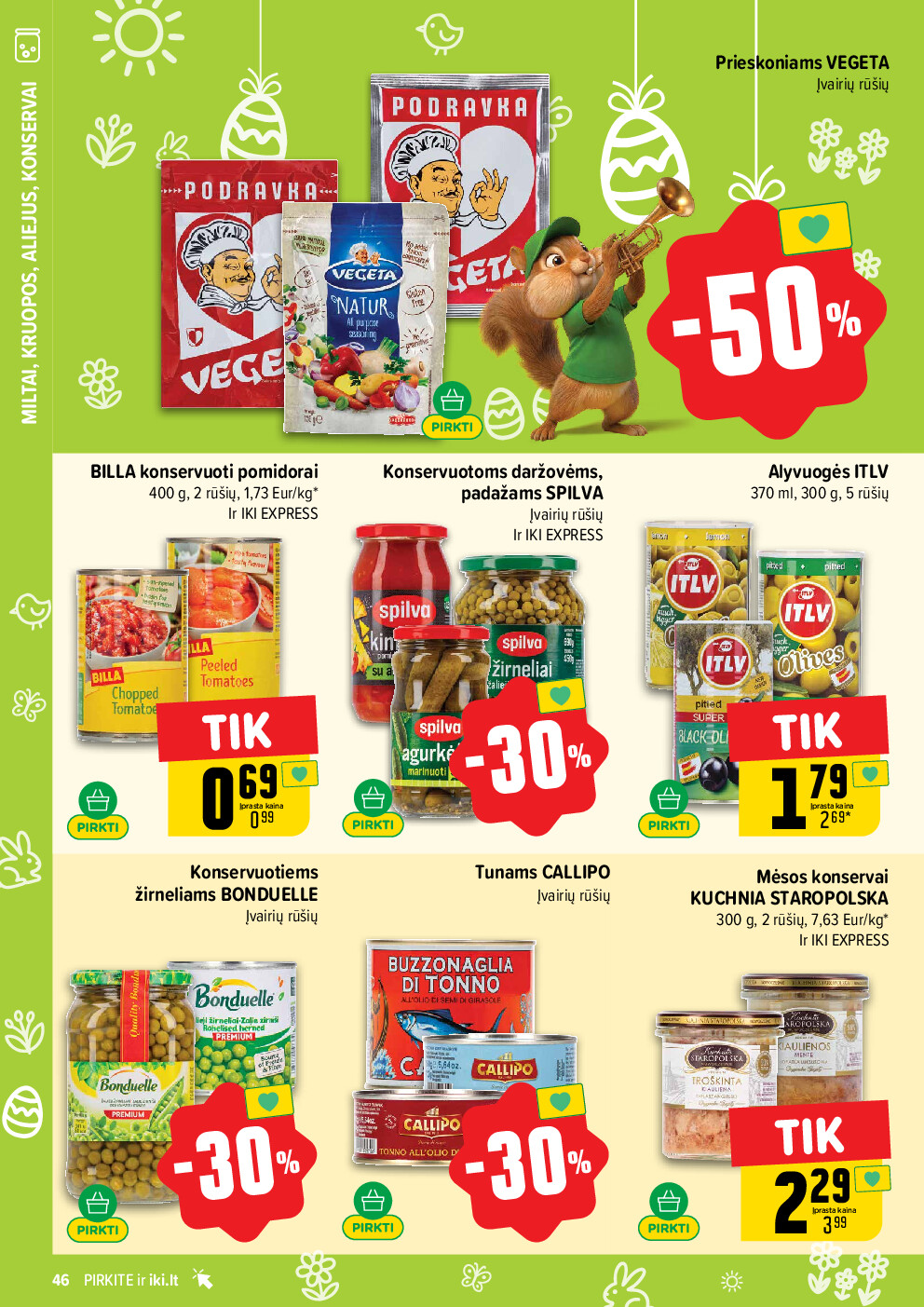 iki - IKI Kaininis leidinys Nr. 12 (2026-03-16 - 2026-03-22) - page: 46