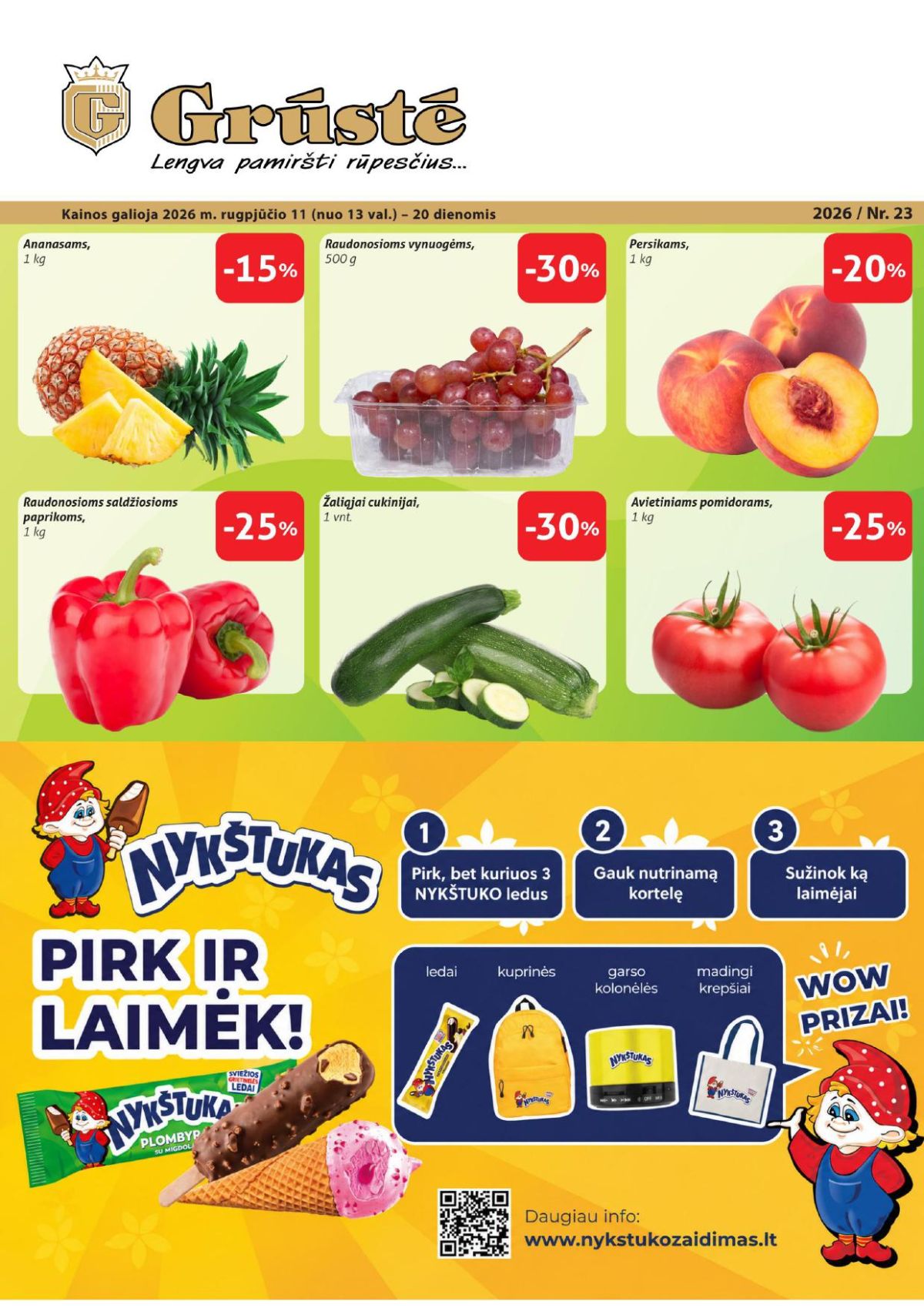 gruste - GRŪSTĖ - Leidinys Nr.22 (2026 08 11 - 2026 08 20) - page: 1