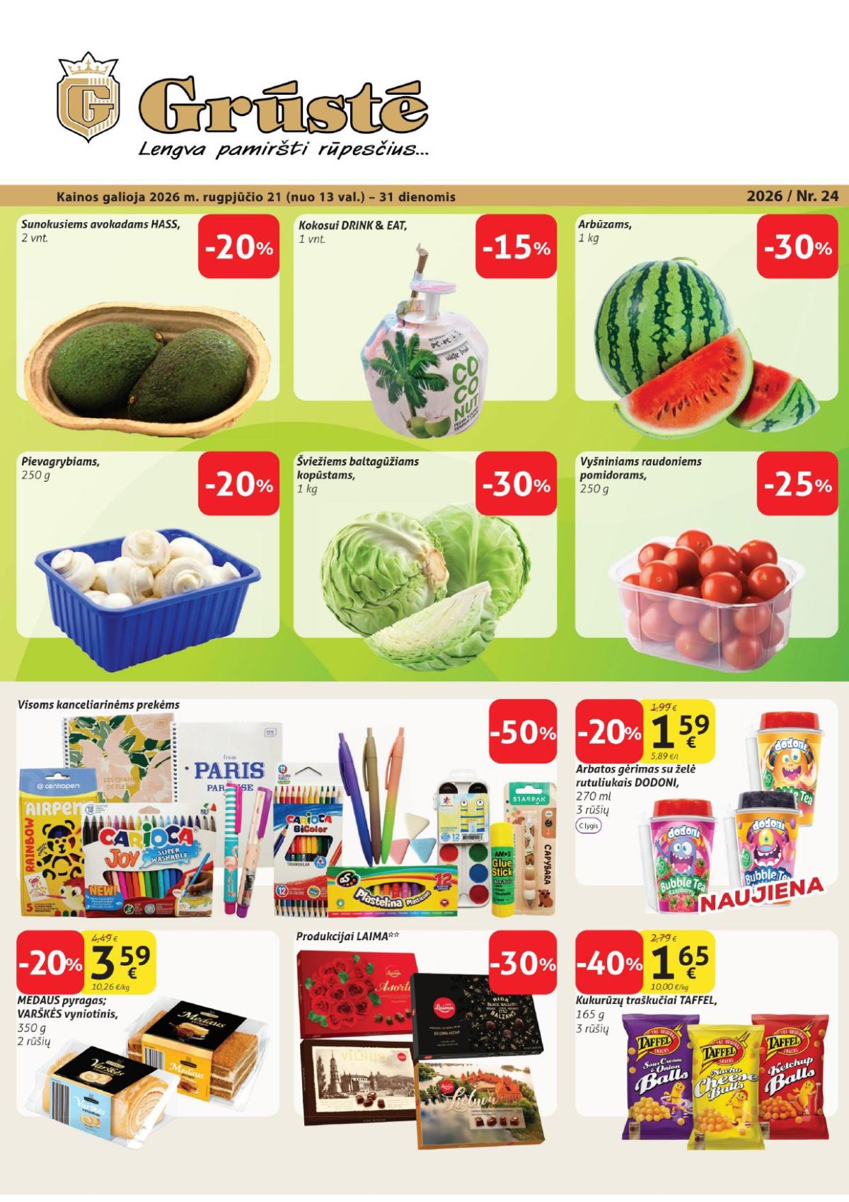 gruste - GRŪSTĖ - Leidinys Nr.23 (2026 08 21 - 2026 08 31)