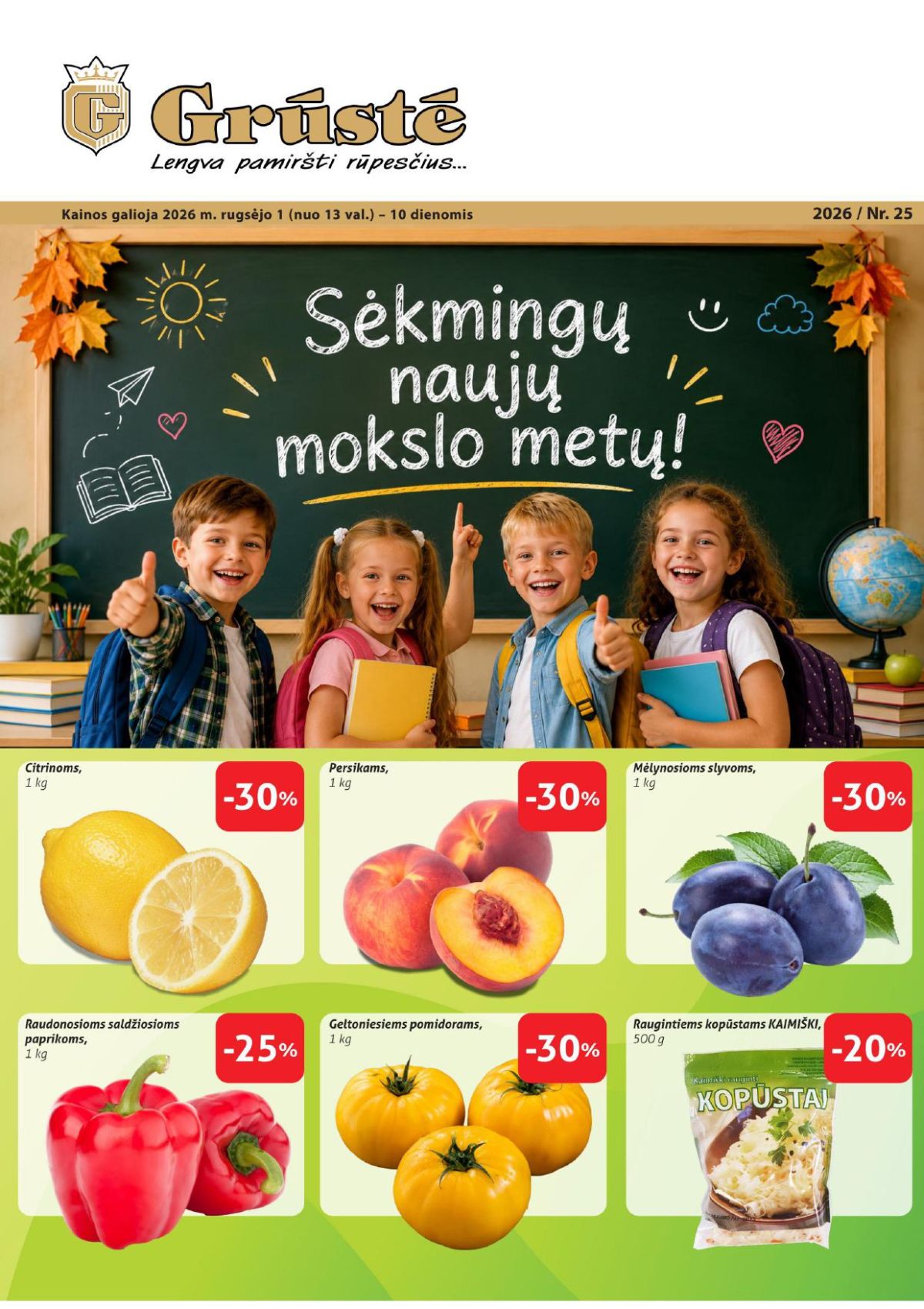 gruste - GRŪSTĖ - Leidinys Nr.25 (2026 09 01 - 2026 09 10)
