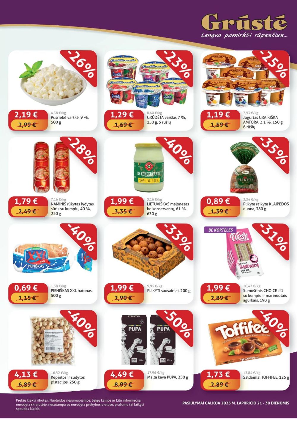 gruste - GRŪSTĖ - Ko gero pigiau nerasi (2025 11 21 - 2025 11 30) - page: 3