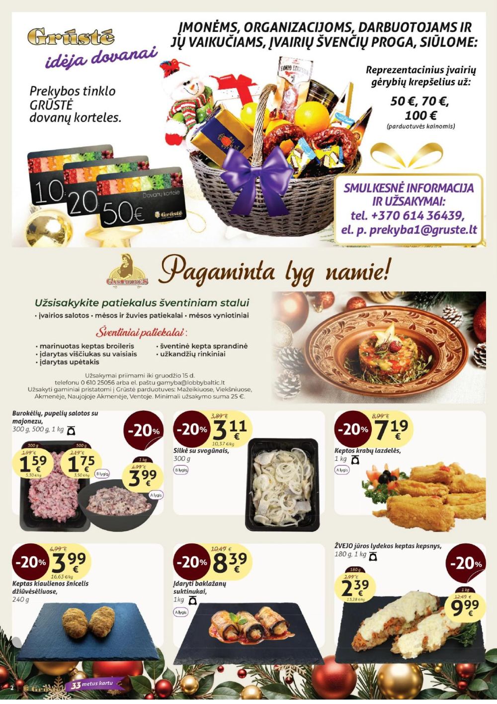 gruste - GRŪSTĖ - Leidinys Nr.32 (2025 12 01 - 2025 12 10) - page: 2