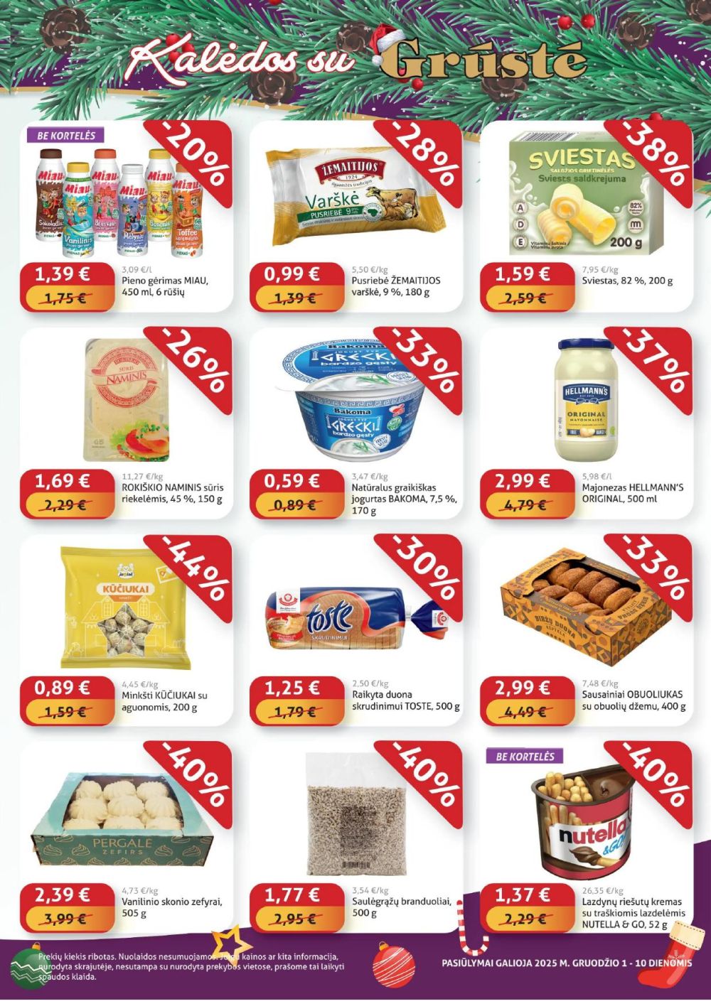 gruste - GRŪSTĖ - Ko gero pigiau nerasi (2025 12 01 - 2025 12 10) - page: 3