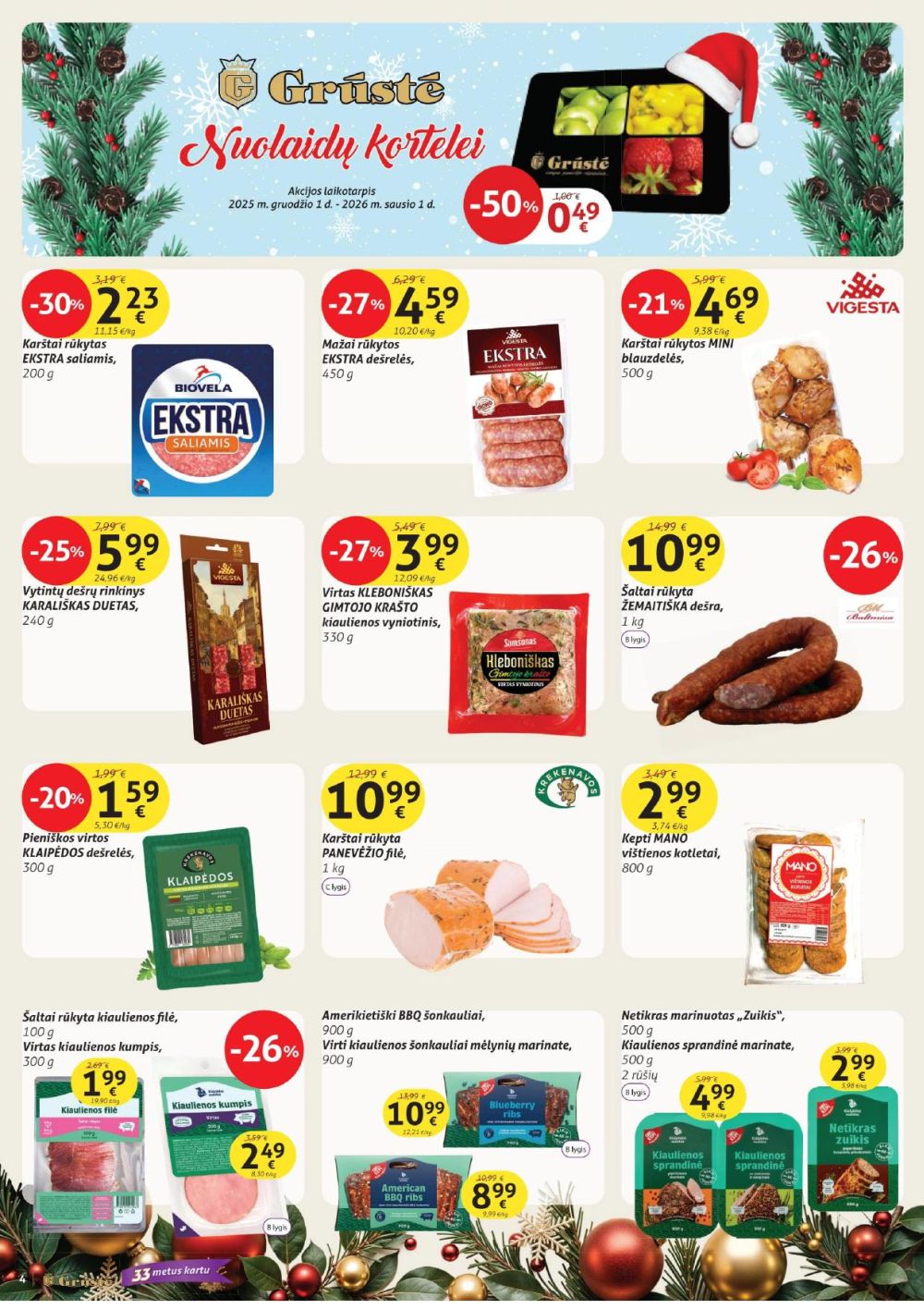 gruste - GRŪSTĖ - Leidinys Nr.34 (2025 12 21 - 2026 01 01) - page: 4