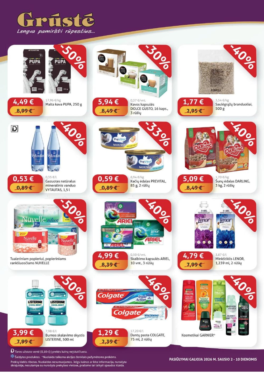 gruste - GRŪSTĖ - Ko gero pigiau nerasi (2026 01 02 - 2026 01 10) - page: 4