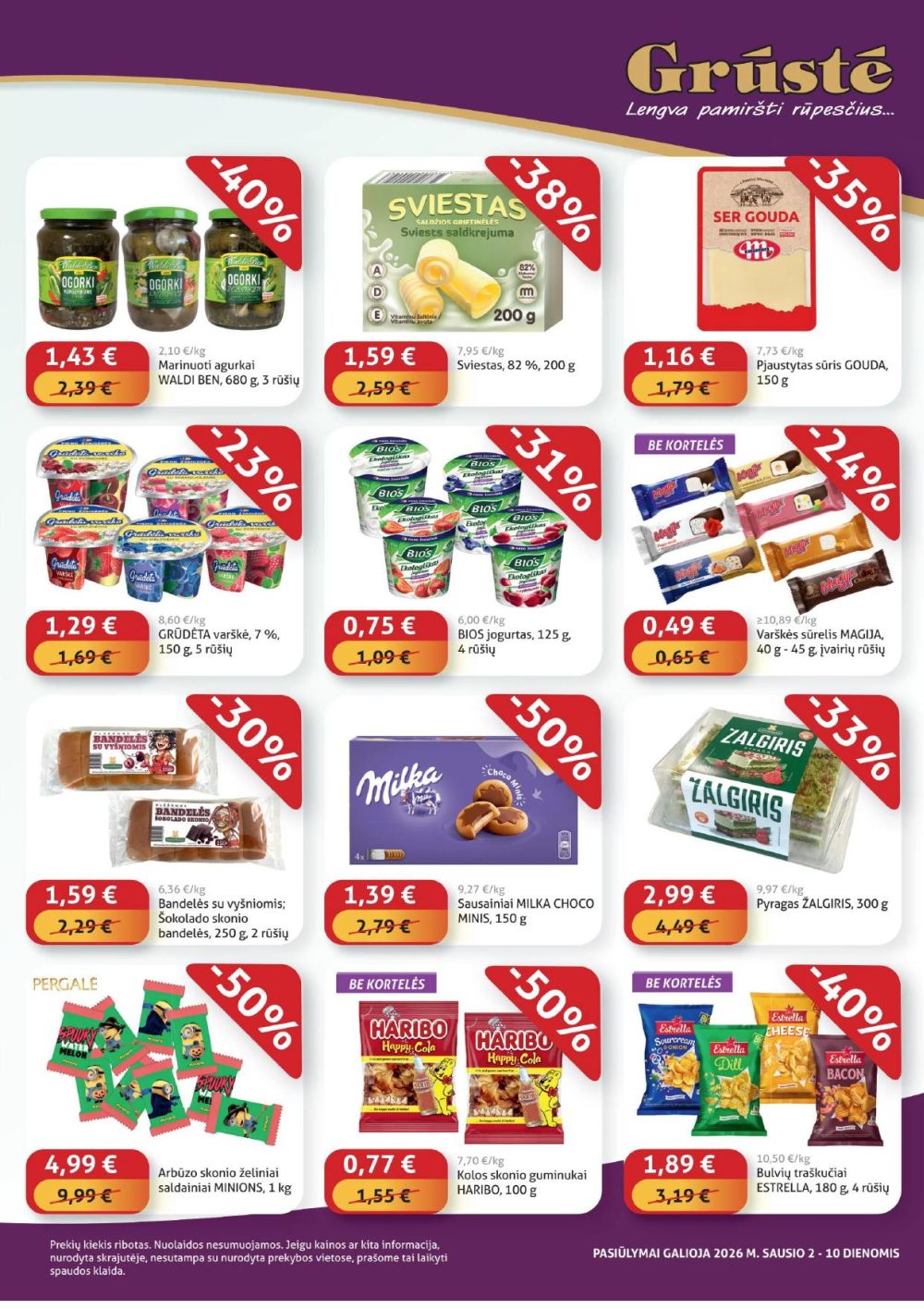 gruste - GRŪSTĖ - Ko gero pigiau nerasi (2026 01 02 - 2026 01 10) - page: 3