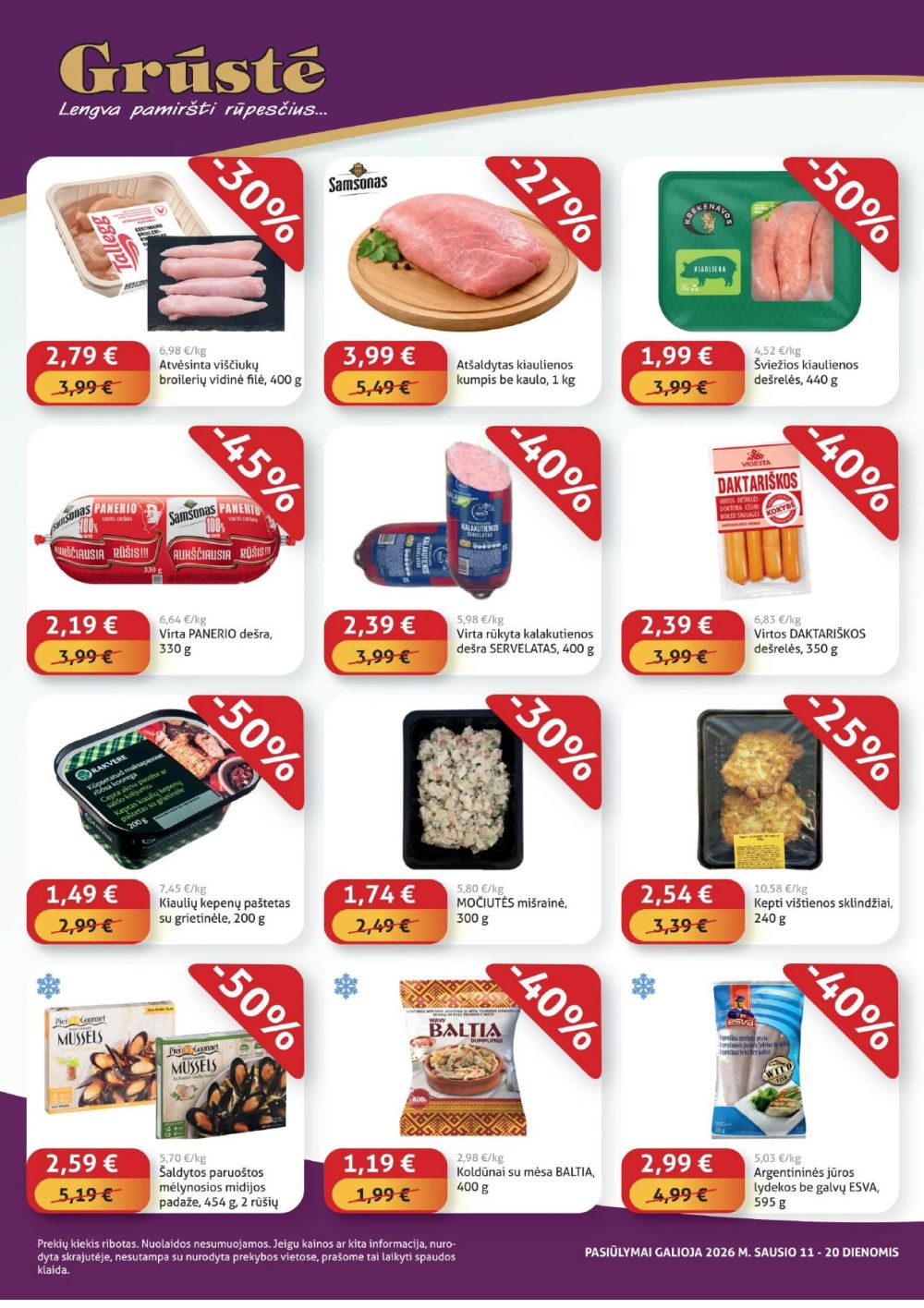 gruste - GRŪSTĖ - Ko gero pigiau nerasi (2026 01 11 - 2026 01 20) - page: 2