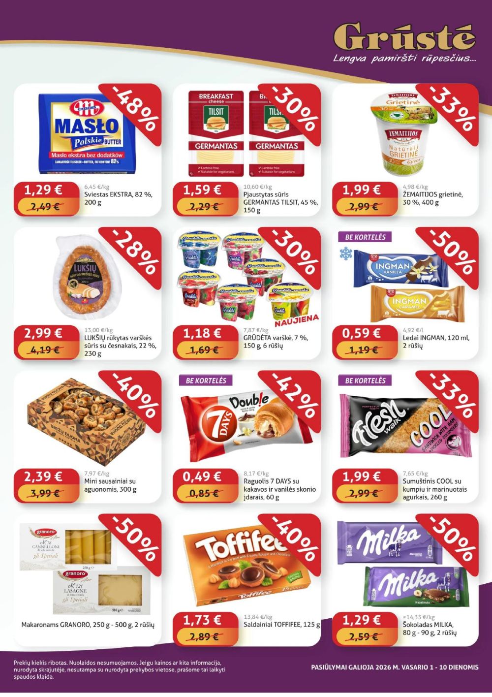gruste - GRŪSTĖ - Ko gero pigiau nerasi (2026 02 01 - 2026 02 10) - page: 3