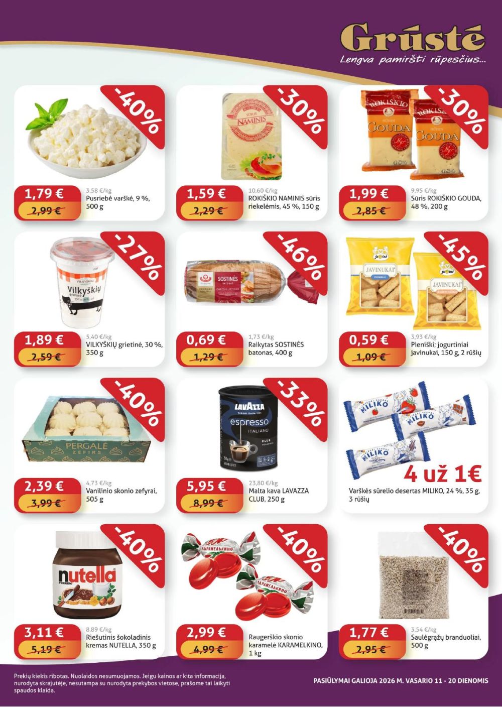 gruste - GRŪSTĖ - Ko gero pigiau nerasi (2026 02 11 - 2026 02 20) - page: 3