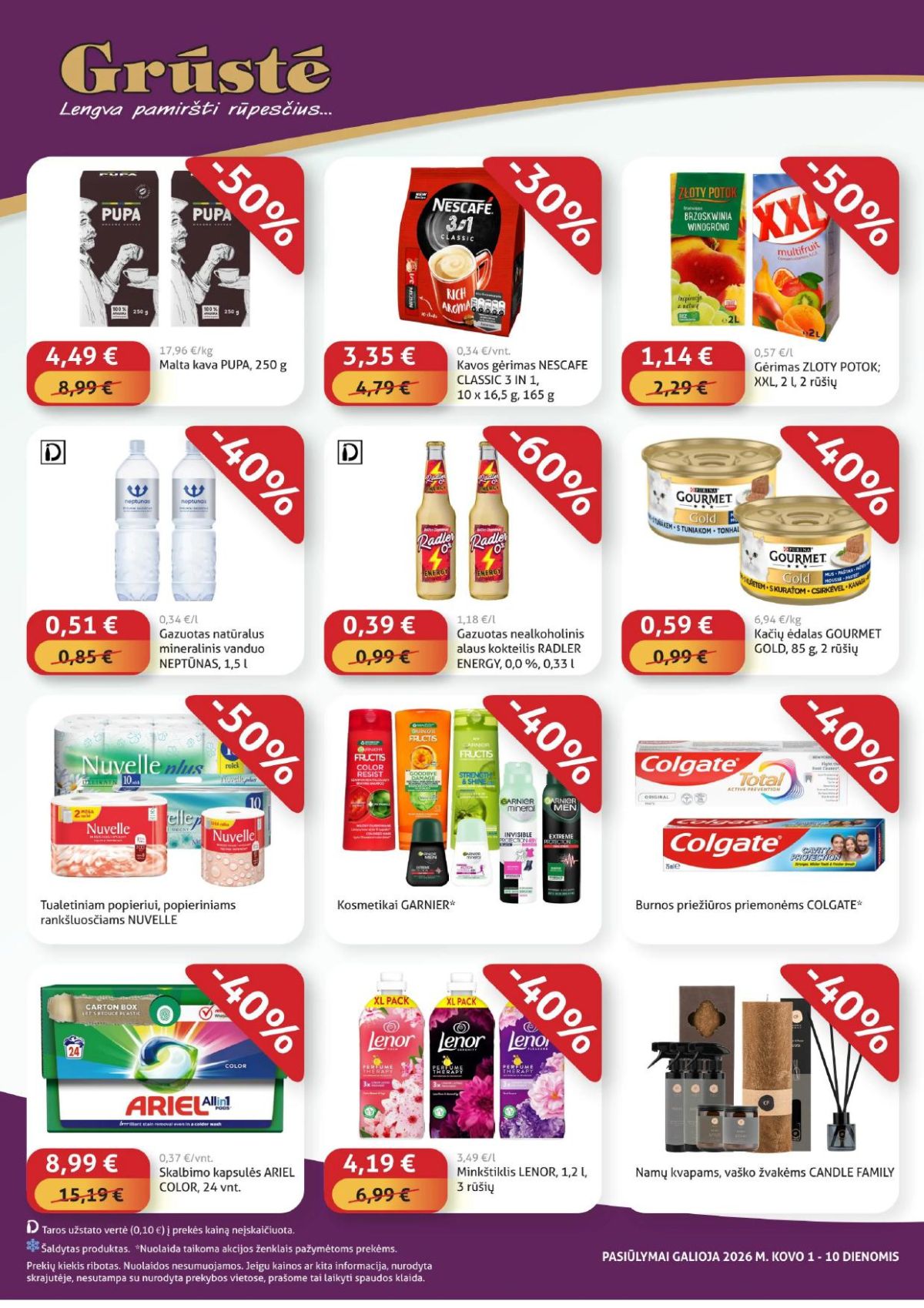 gruste - GRŪSTĖ - Ko gero pigiau nerasi (2026 03 01 - 2026 03 10) - page: 4