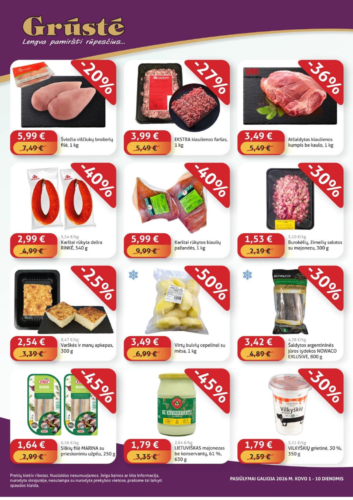 gruste - GRŪSTĖ - Ko gero pigiau nerasi (2026 03 01 - 2026 03 10) - page: 2