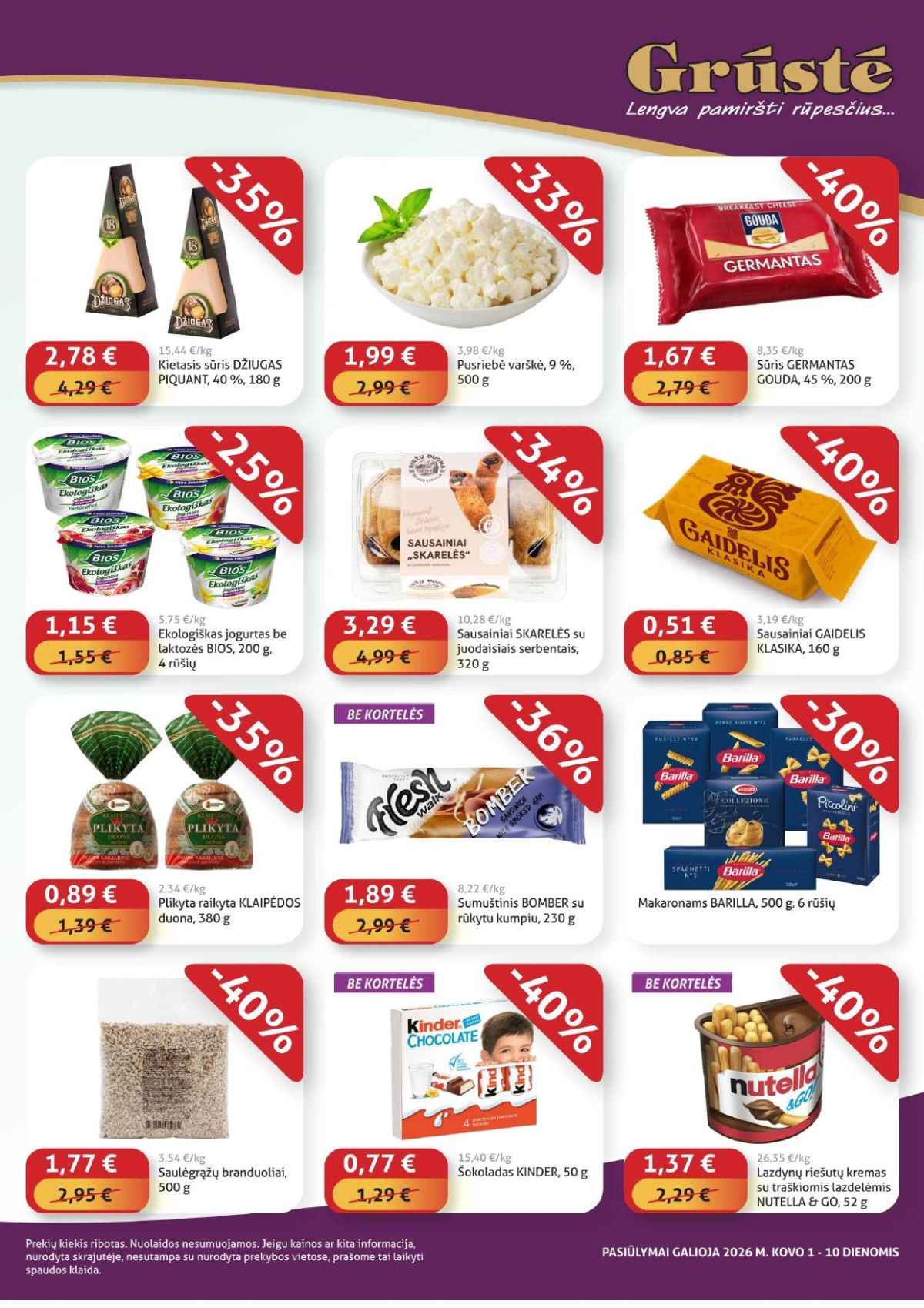 gruste - GRŪSTĖ - Ko gero pigiau nerasi (2026 03 01 - 2026 03 10) - page: 3