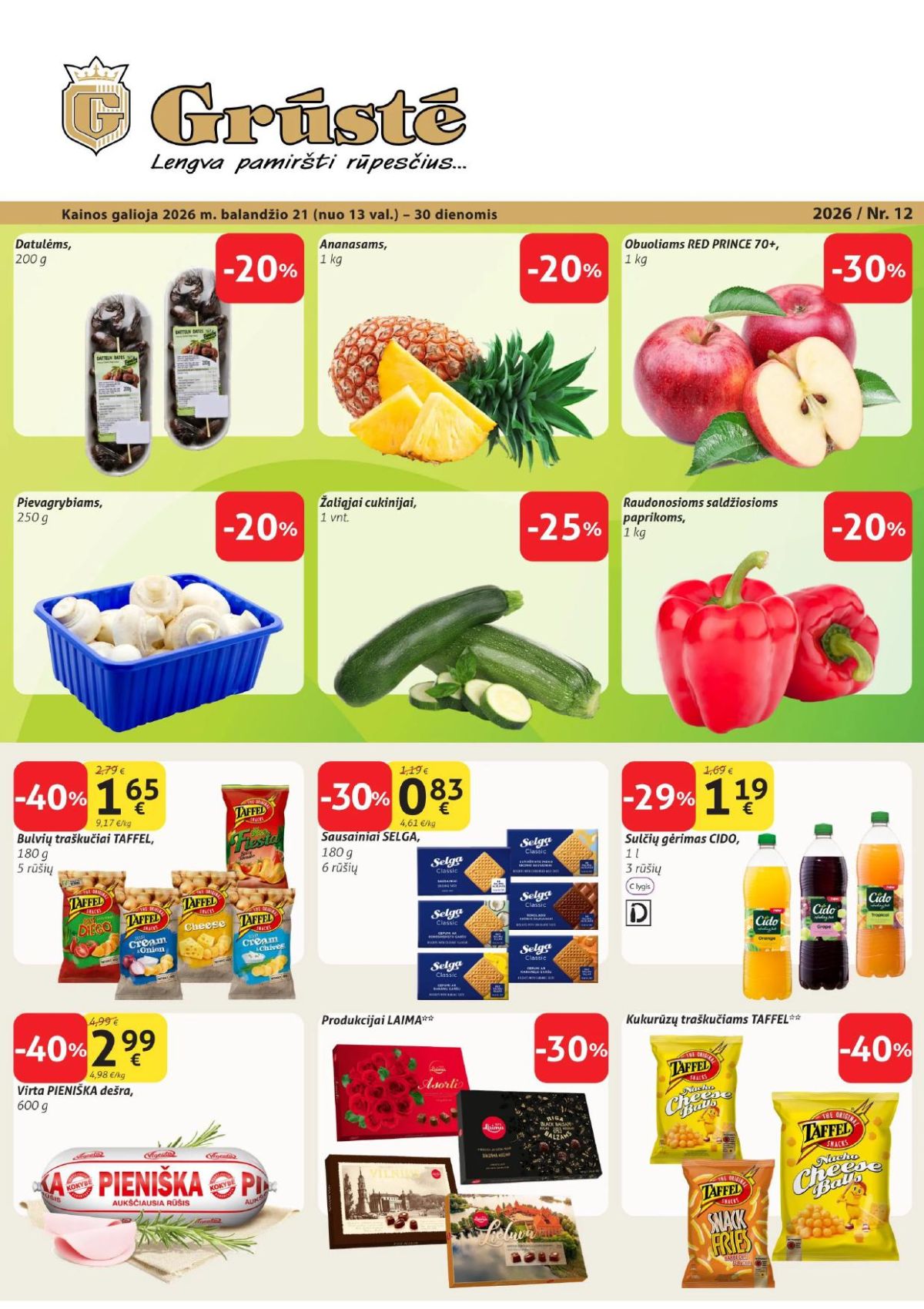gruste - GRŪSTĖ - Leidinys Nr.12 (2026 04 21 - 2026 04 30) - page: 1