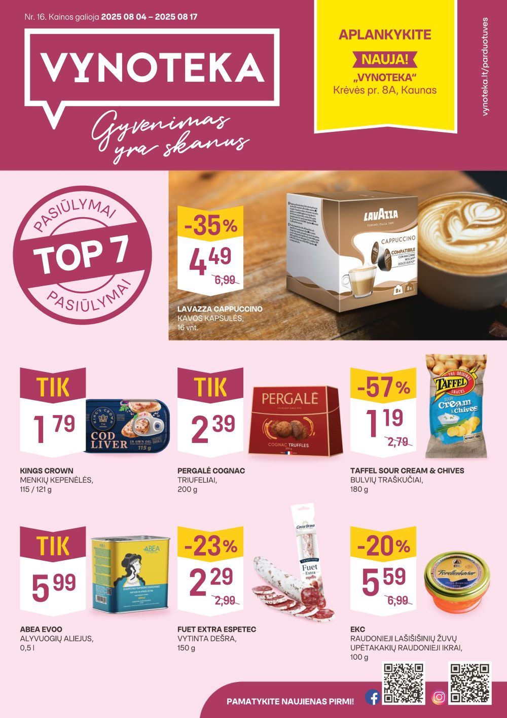 vynoteka - VYNOTEKA (2025 08 04 - 2025 08 17)