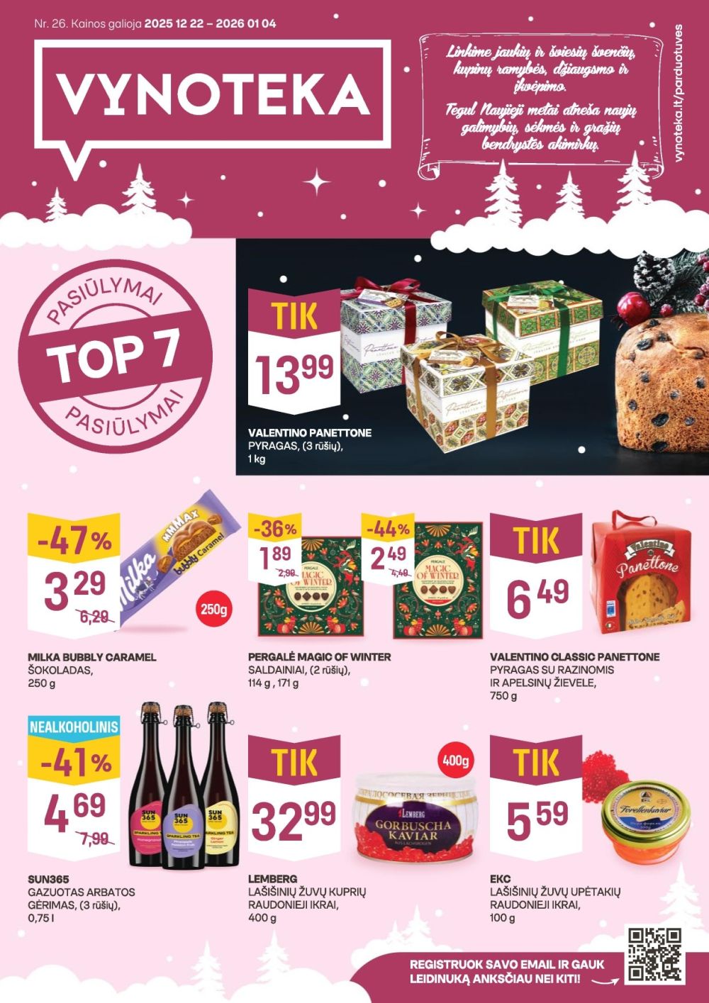 vynoteka - VYNOTEKA (2025 12 22 - 2026 01 04)