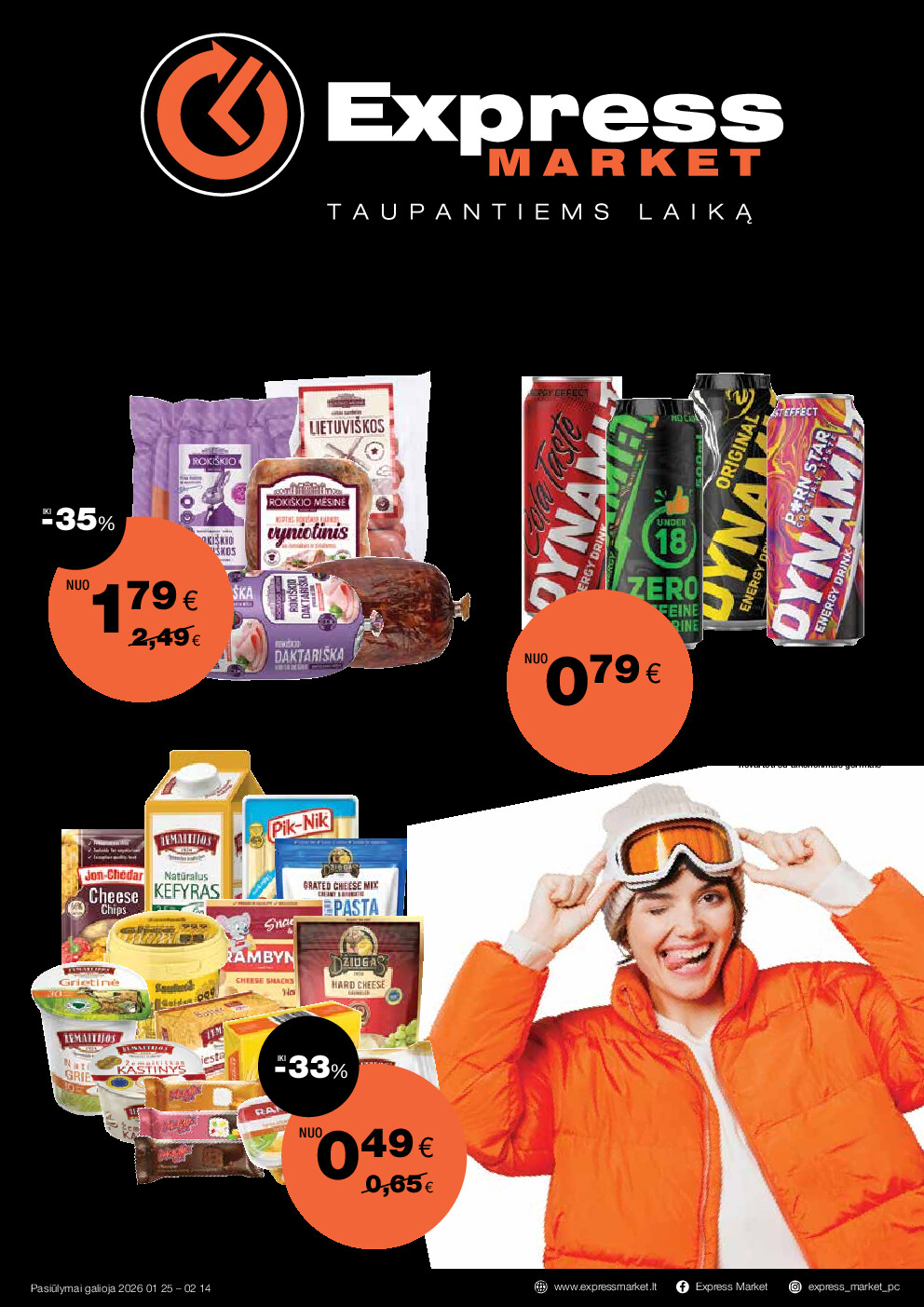 express - Akcijų leidinys (2026-01-25 - 2026-02-14)