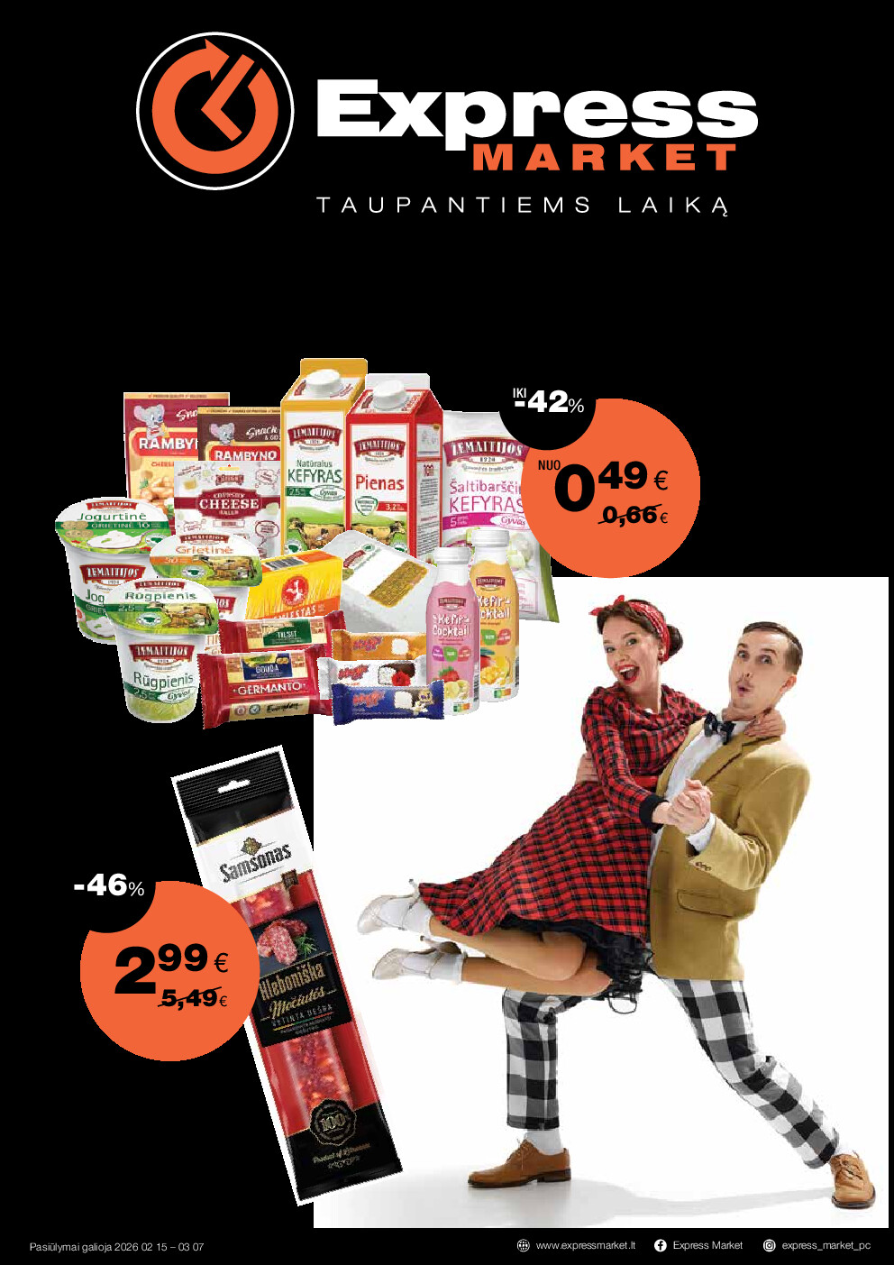 express - Akcijų leidinys (2026-02-15 - 2026-03-07)