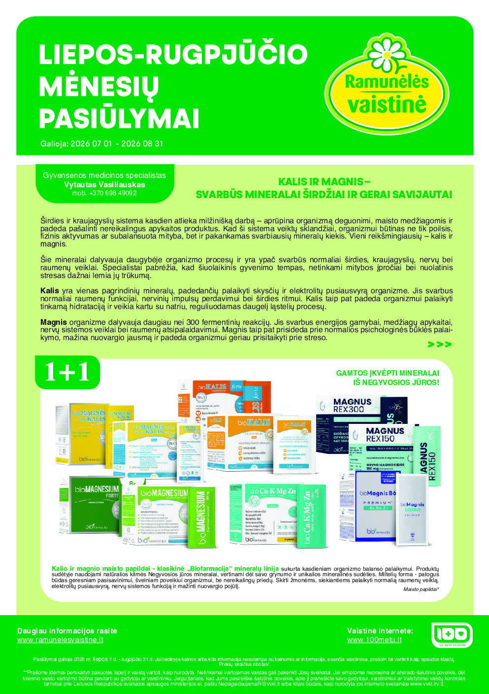 ramuneles - Akcijų leidinys (2026-07-01) - page: 1