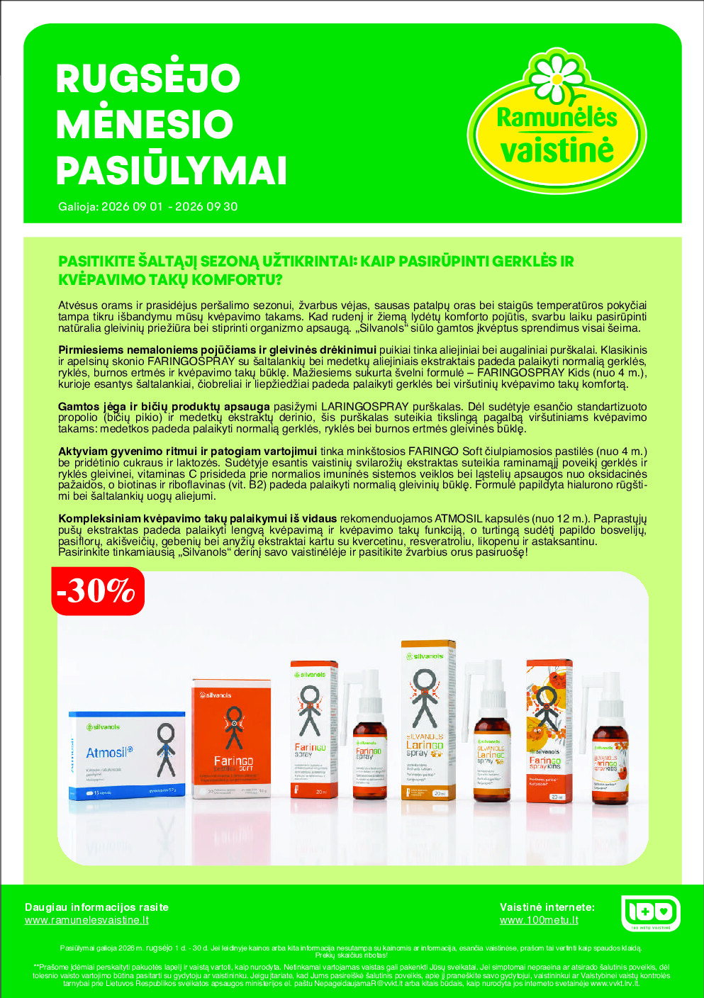 ramuneles - Akcijų leidinys (2026-09-01)