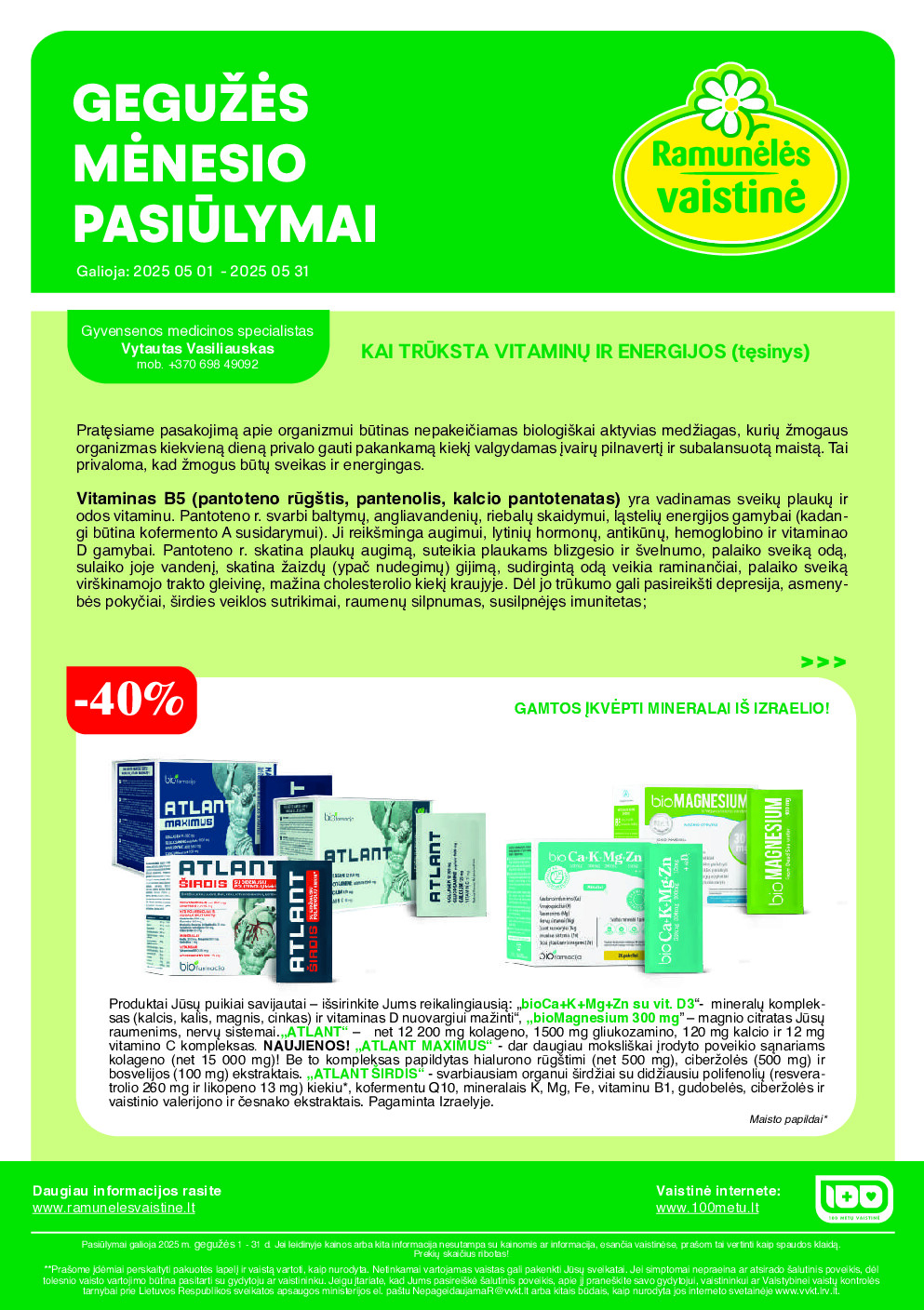 ramuneles - Akcijų leidinys (2025-05-01)