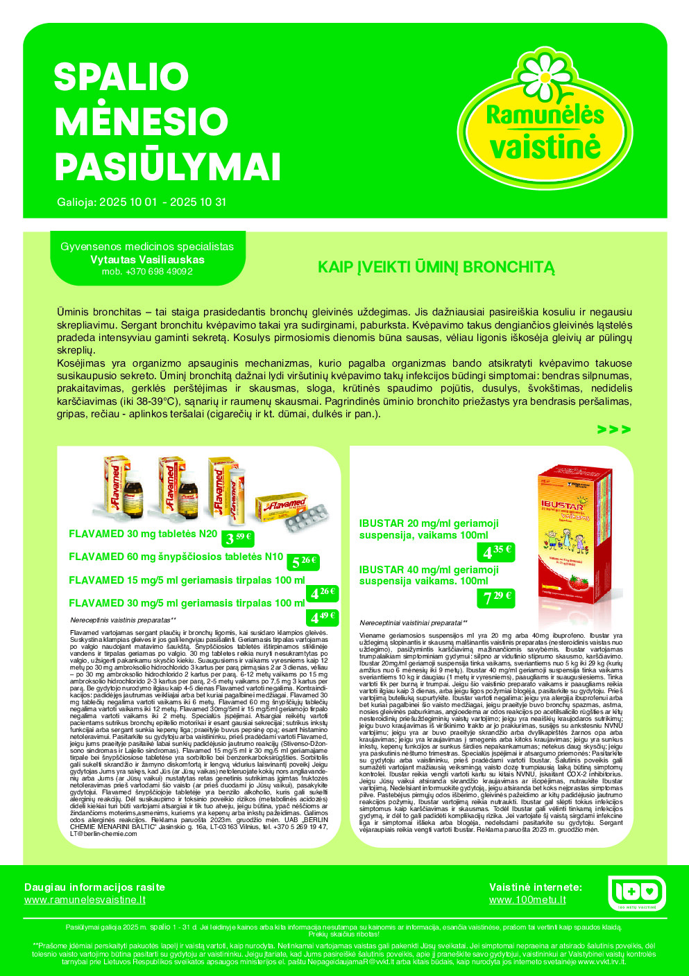 ramuneles - Akcijų leidinys (2025-10-01)