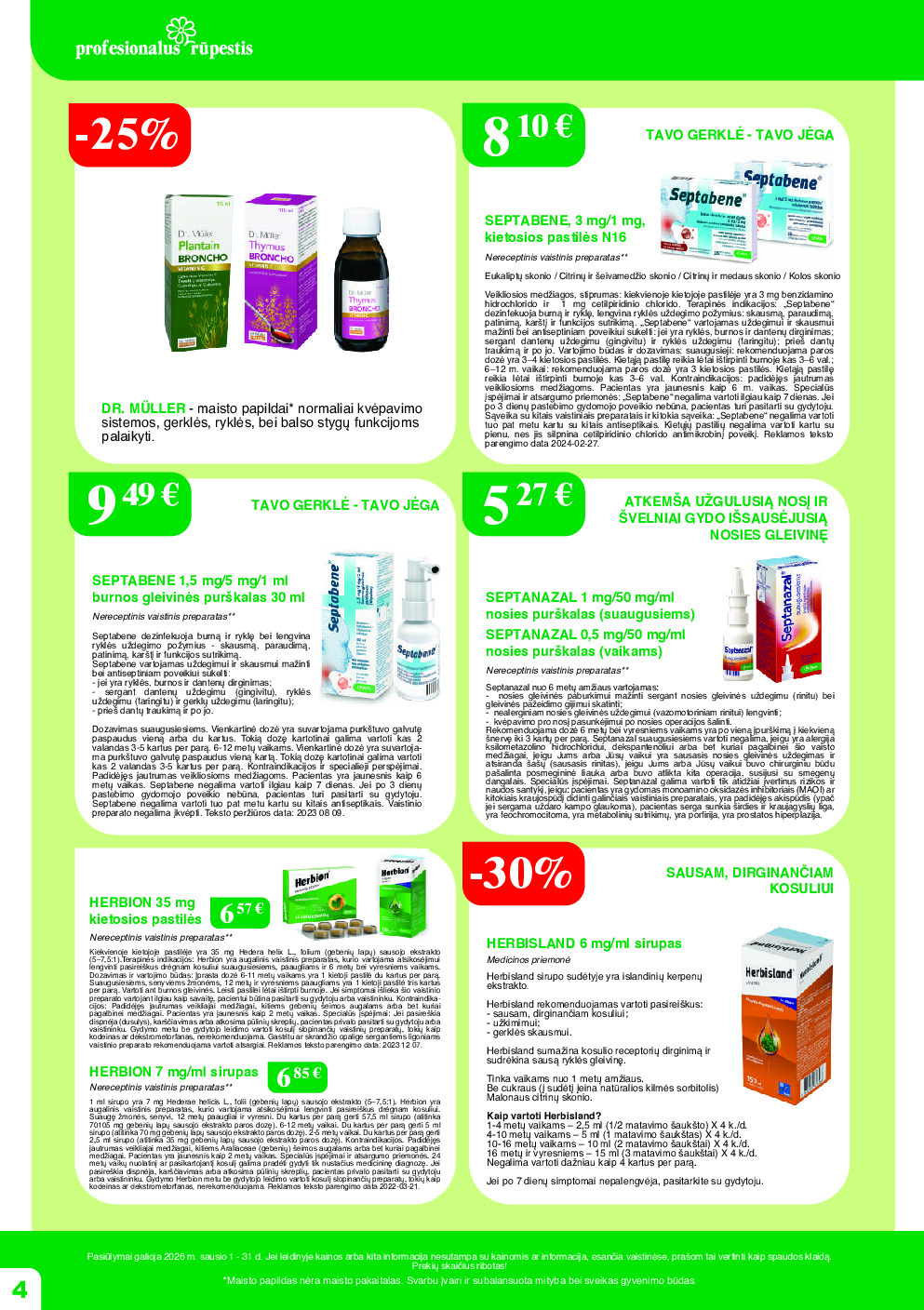 ramuneles - Akcijų leidinys (2026-01-01) - page: 4
