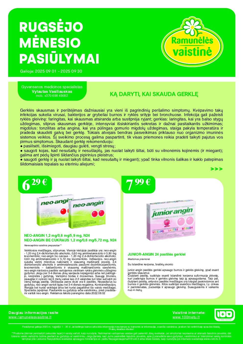 ramuneles - Akcijų leidinys (2025-09-01)