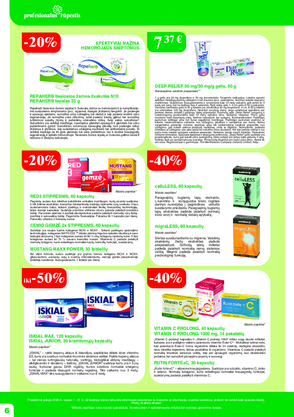 ramuneles - Akcijų leidinys (2026-01-01) - page: 6
