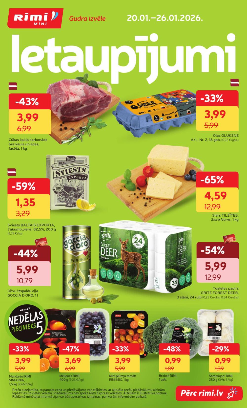 rimi - RIMI - Mini (20.01.2026 - 26.01.2026)