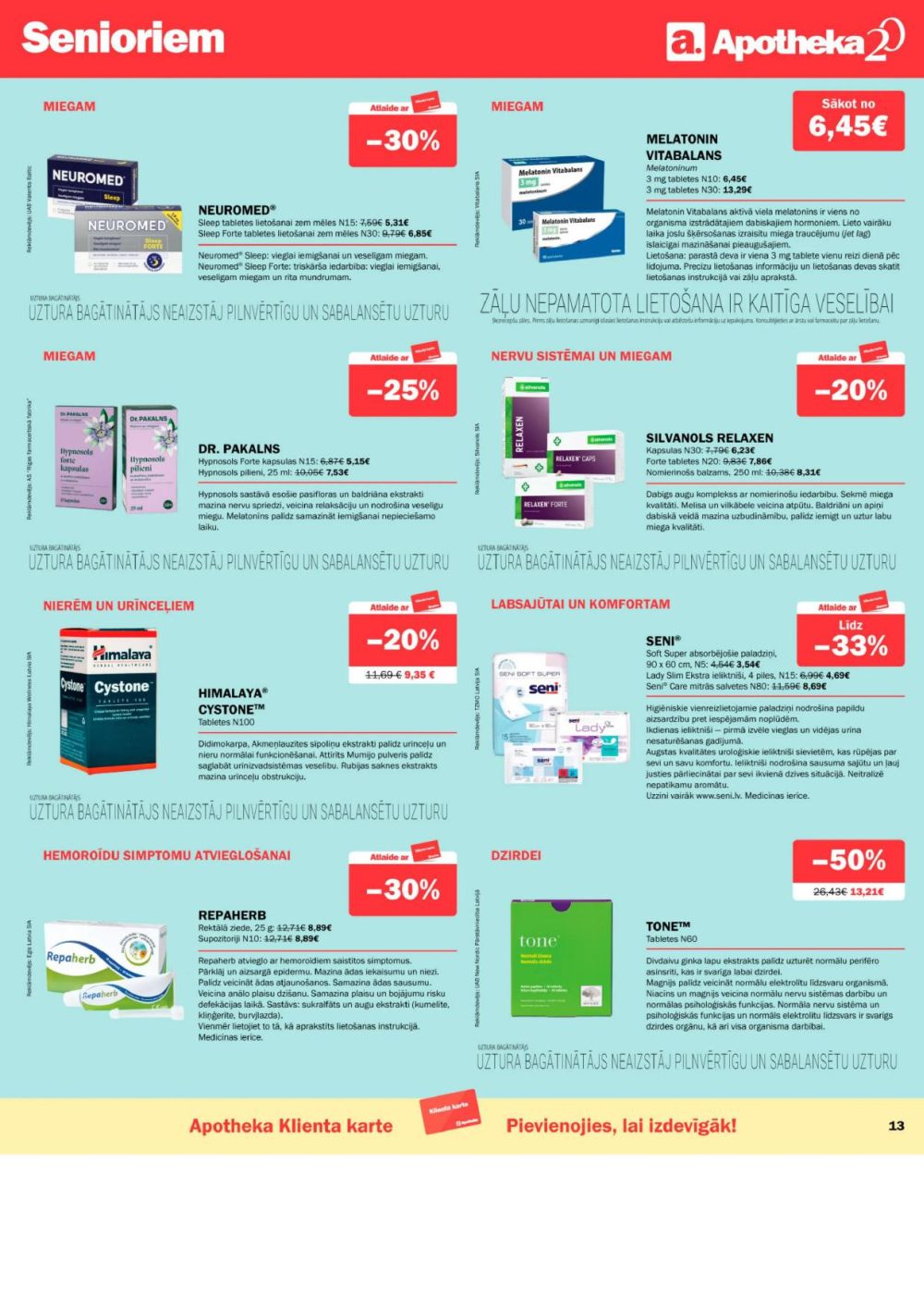 apotheka - APOTHEKA (01.08.2025 - 31.08.2025) - page: 13