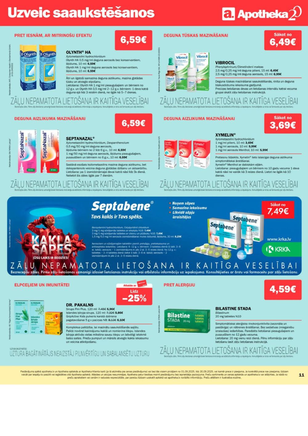 apotheka - APOTHEKA (01.09.2025 - 30.09.2025) - page: 11