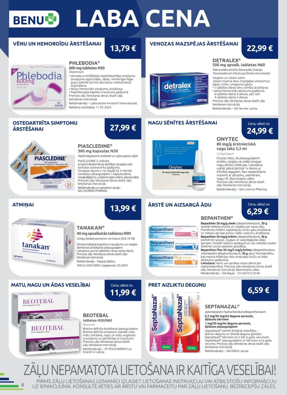 benu - BENU APTIEKA (01.08.2025 - 31.08.2025) - page: 4