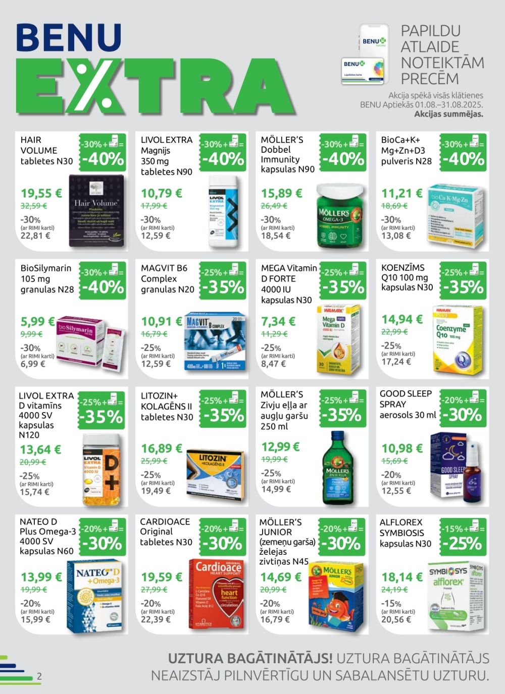 benu - BENU APTIEKA (01.08.2025 - 31.08.2025) - page: 2