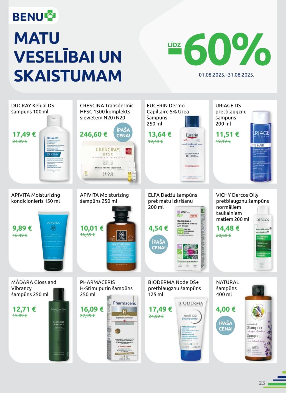 benu - BENU APTIEKA (01.08.2025 - 31.08.2025) - page: 23