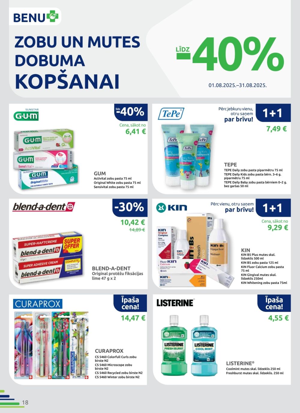 benu - BENU APTIEKA (01.08.2025 - 31.08.2025) - page: 18