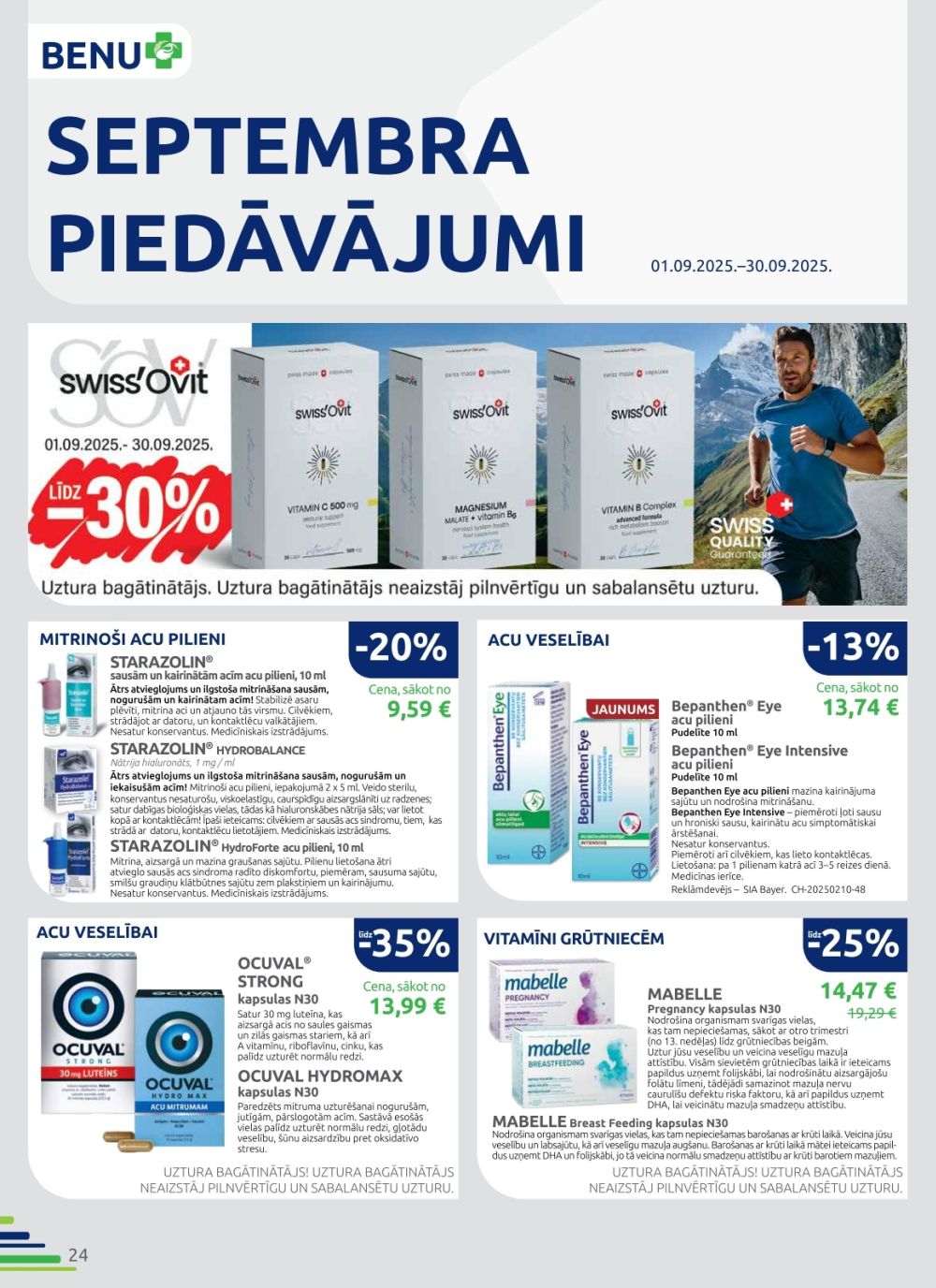 benu - BENU APTIEKA (01.09.2025 - 30.09.2025) - page: 24