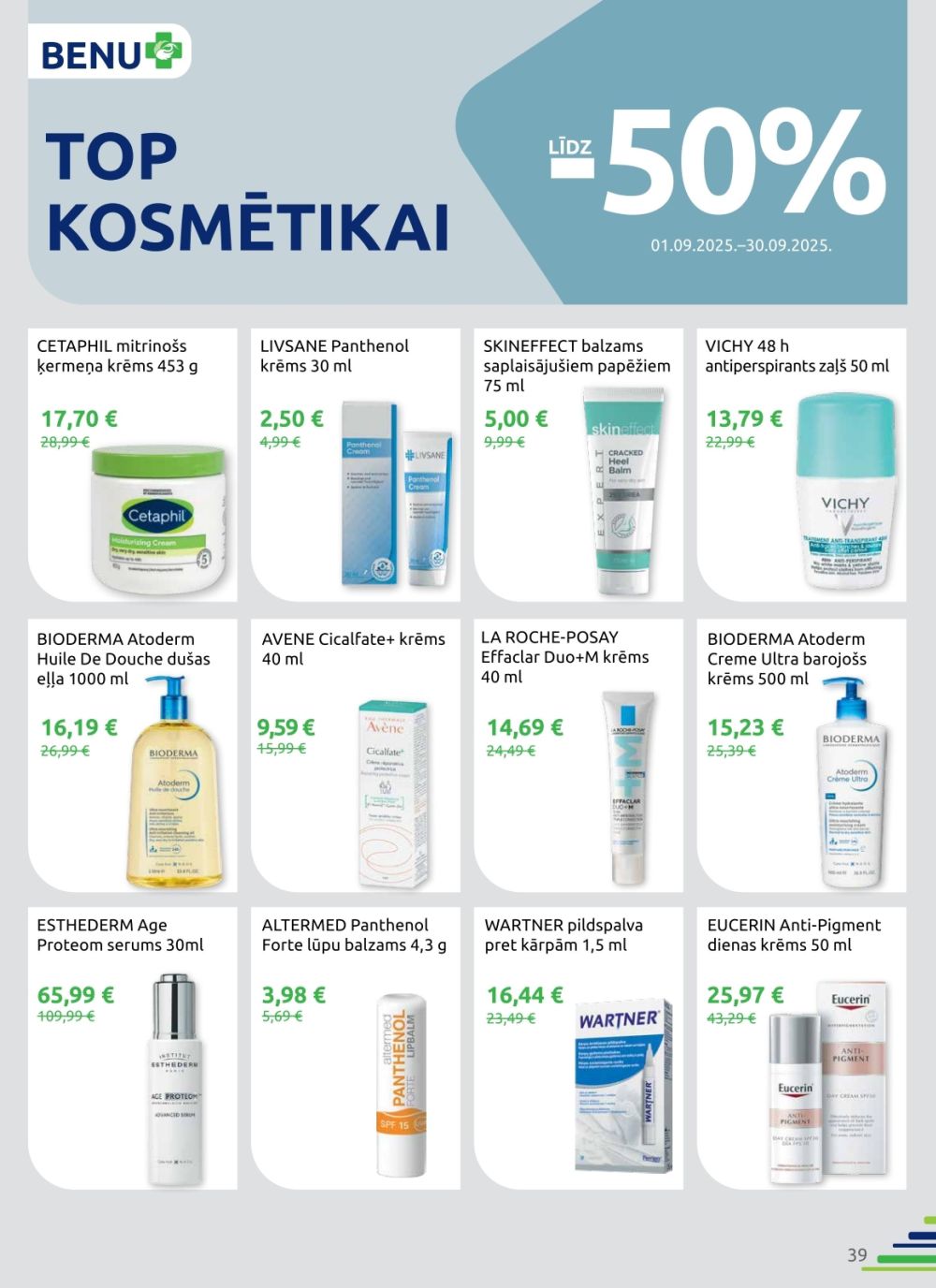 benu - BENU APTIEKA (01.09.2025 - 30.09.2025) - page: 39