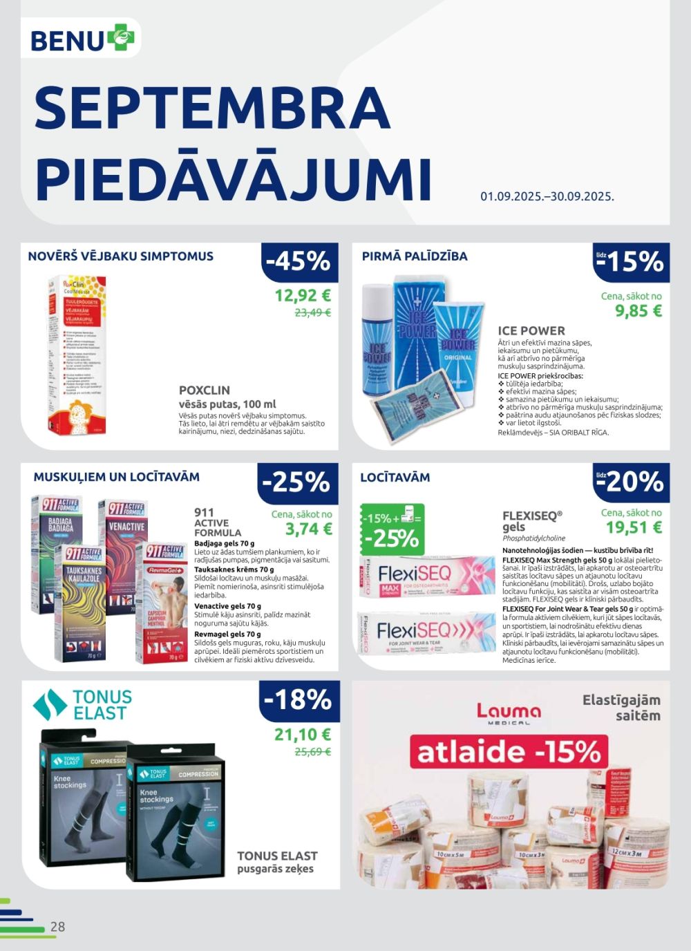 benu - BENU APTIEKA (01.09.2025 - 30.09.2025) - page: 28